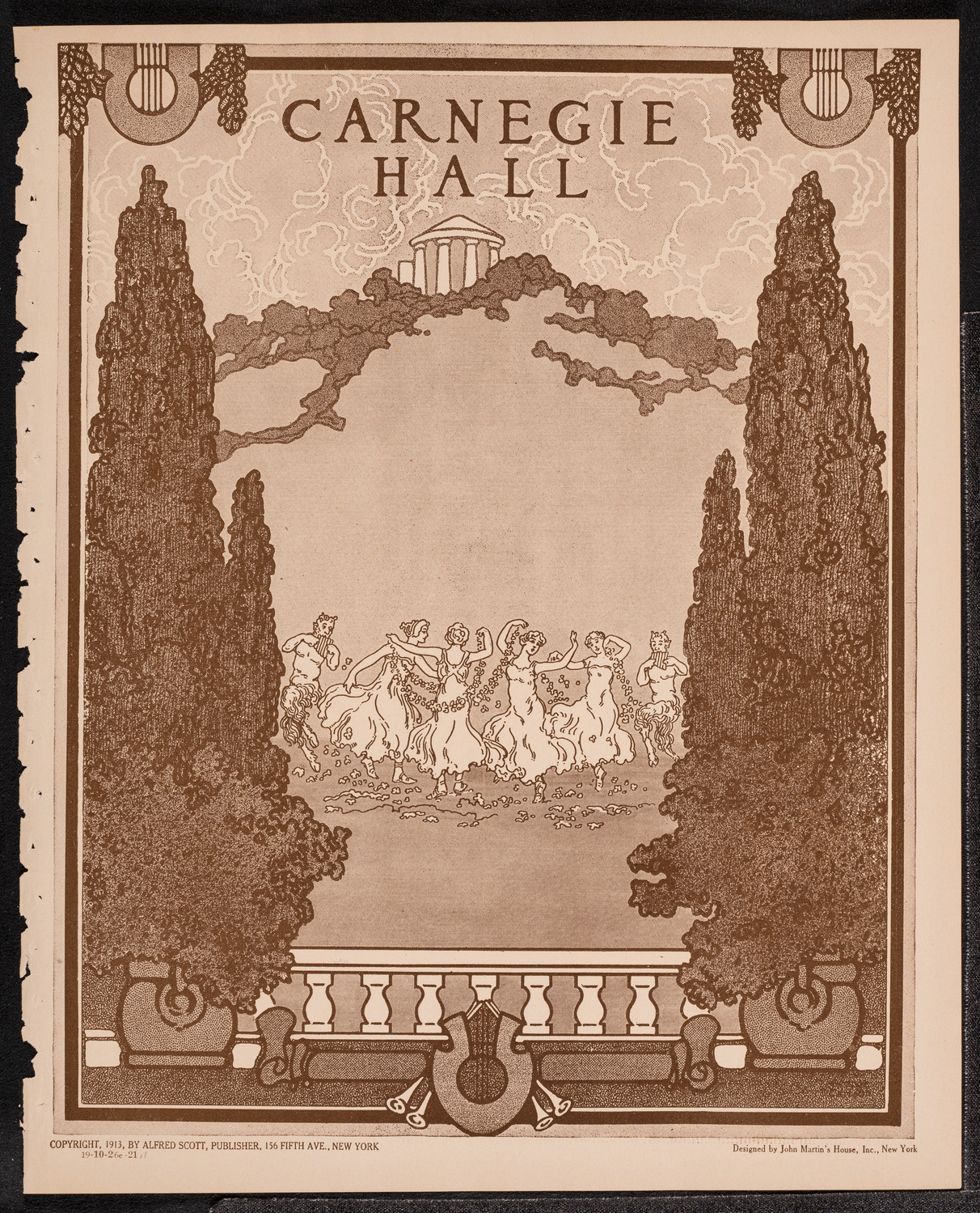 Elly Ney, Piano, October 26, 1921, program page 1