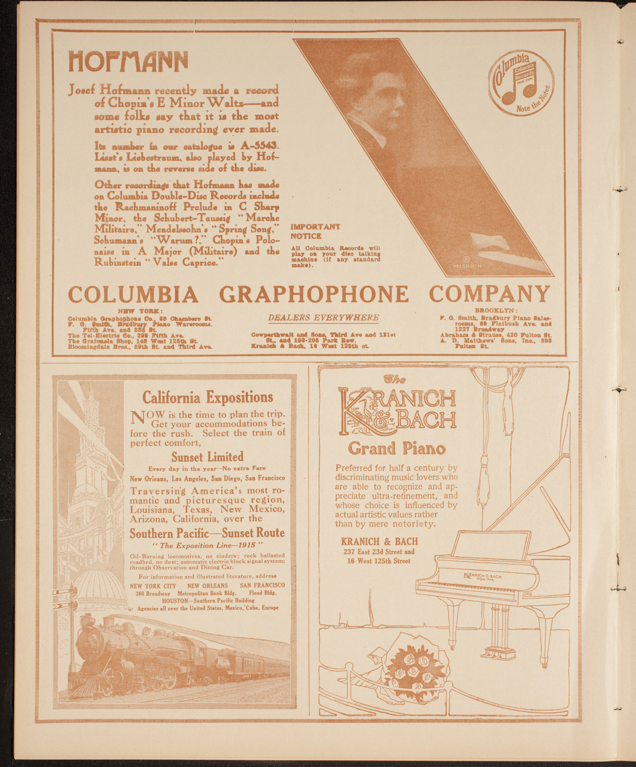 Symphony Concert for Young People, February 6, 1915, program page 6
