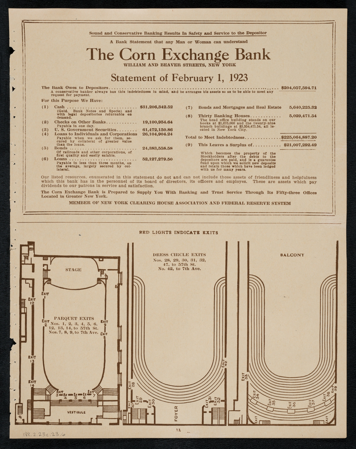 Universal Negro Improvement Association Meeting and Concert, February 23, 1923, program page 11
