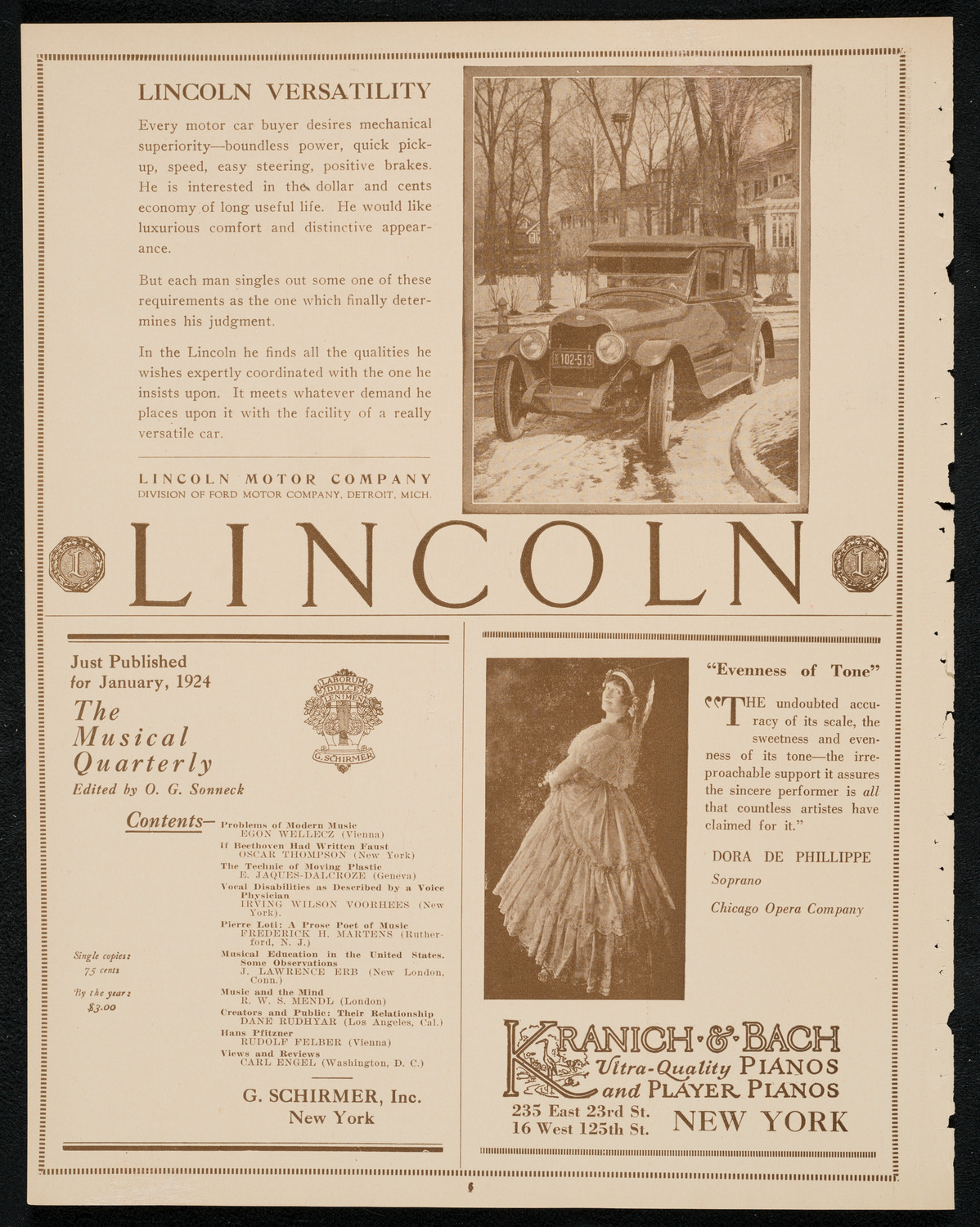 Symphony Concert for Young People, January 12, 1924, program page 6