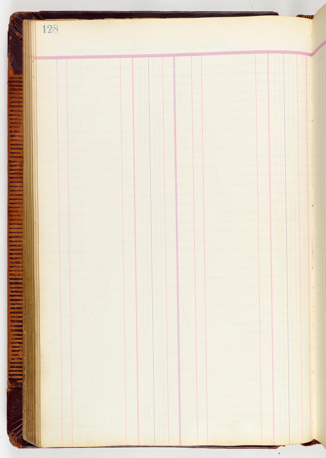 Music Hall Accounting Ledger, volume 3, page 128
