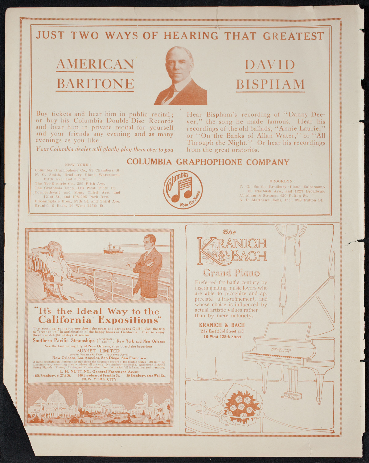 Graduation: New York College of Dentistry, June 7, 1915, program page 6