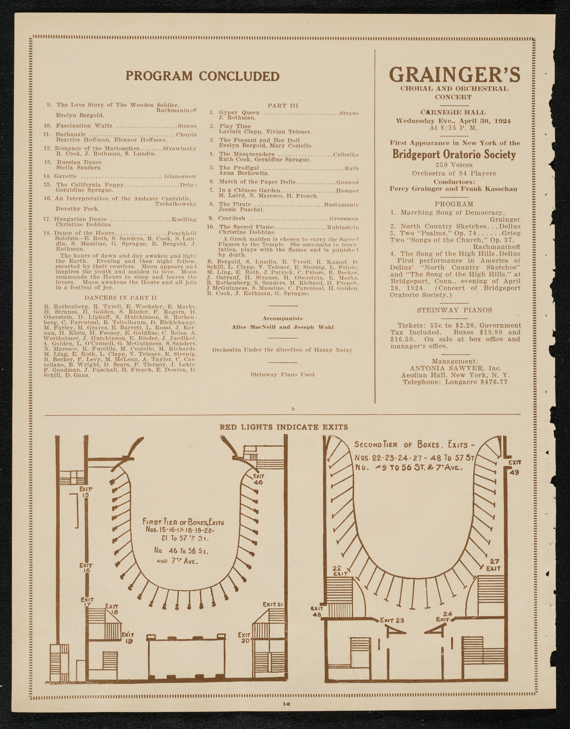 Christine Dobbins' Dancers, April 12, 1924, program page 10