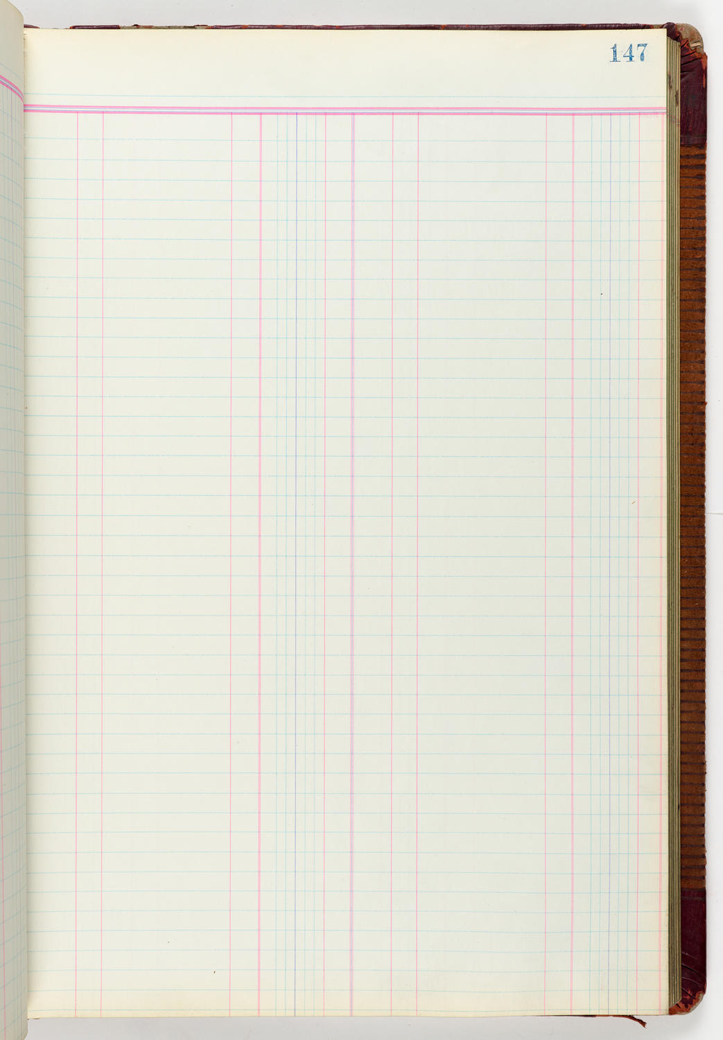 Music Hall Accounting Ledger Journal, volume 6, page 147