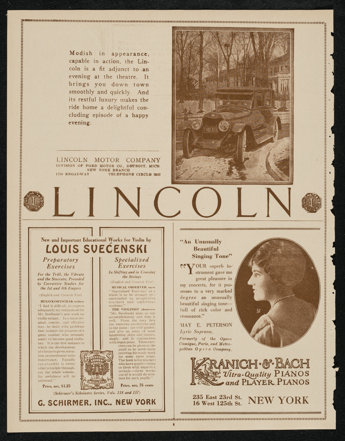 Music and Art Lovers' Club, March 12, 1924, program page 6