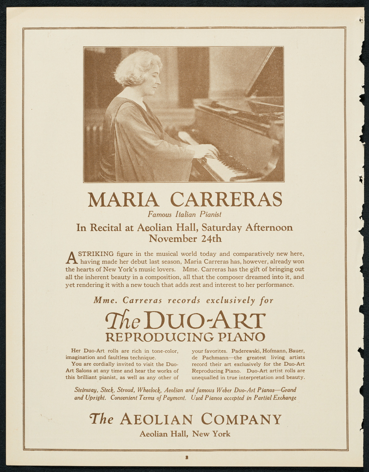 New York Symphony Orchestra: Beethoven Cycle, November 22, 1923, program page 2