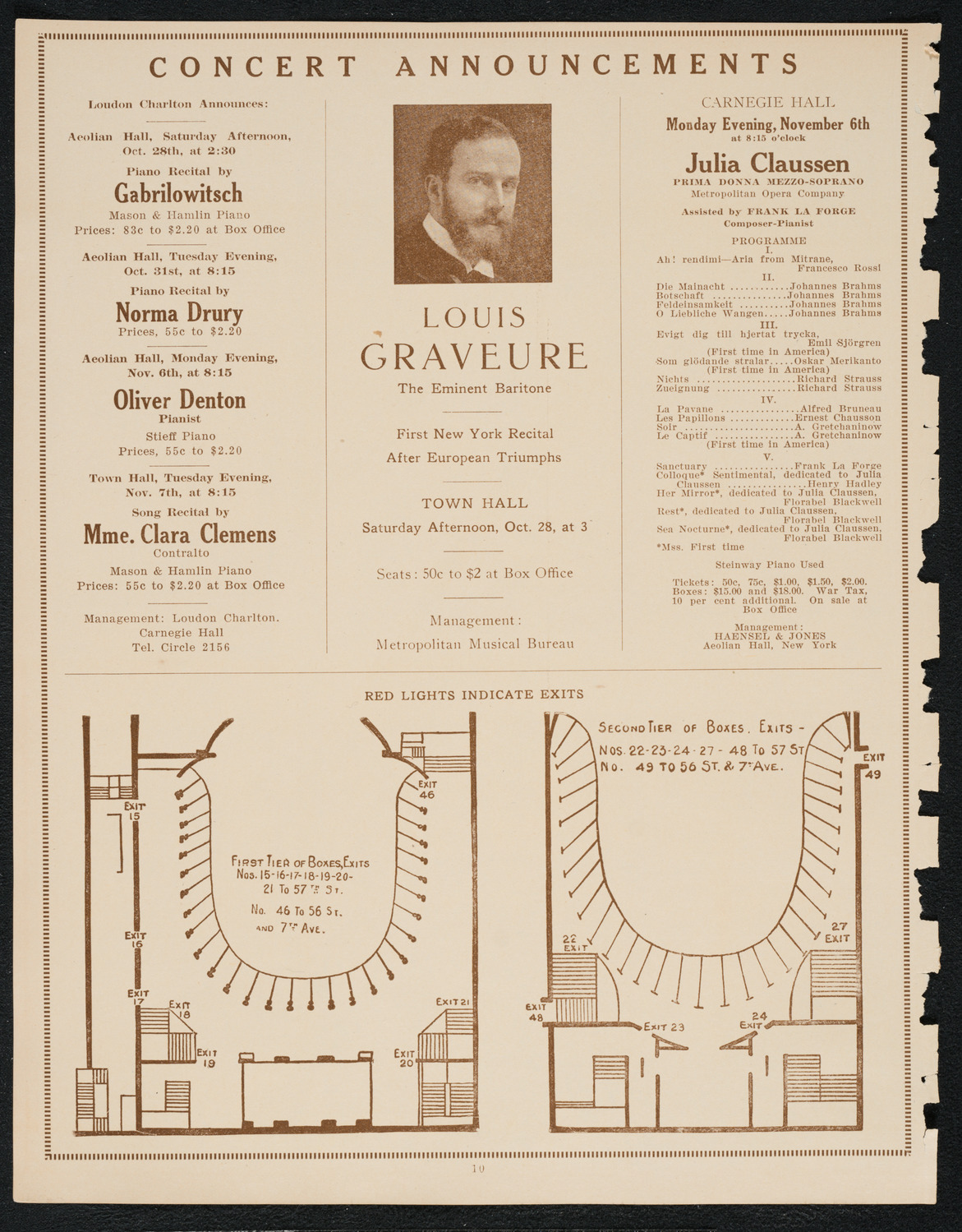 Roosevelt Birthday Celebration, October 27, 1922, program page 10