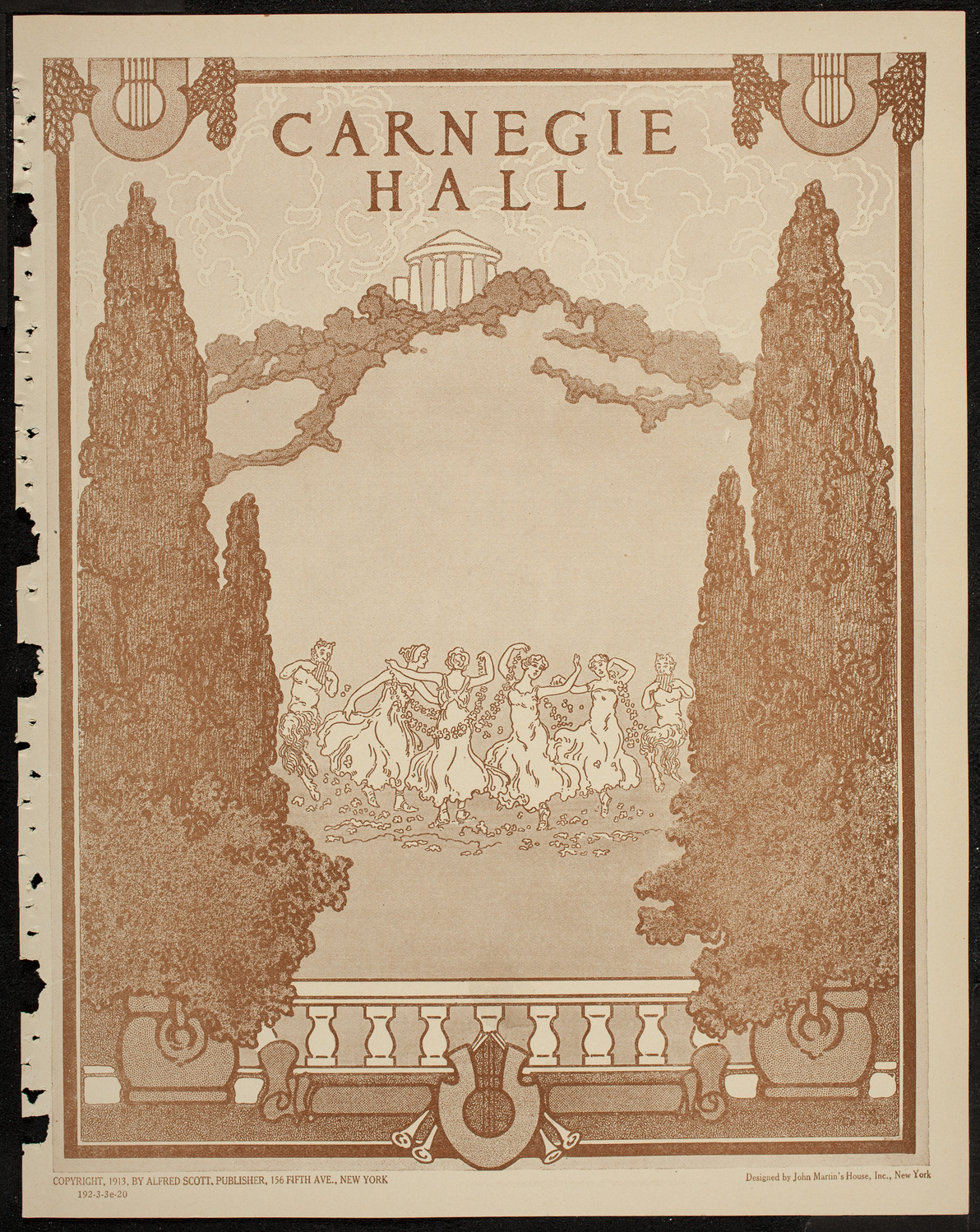 Evening Mail Save-A-Home Fund Concert:, March 3, 1920, program page 1