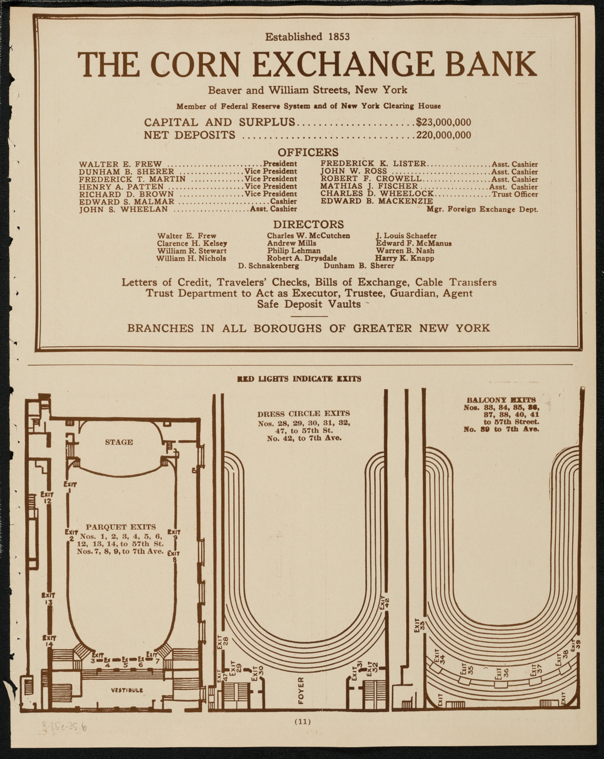 Frieda Hempel, Soprano, March 25, 1925, program page 11