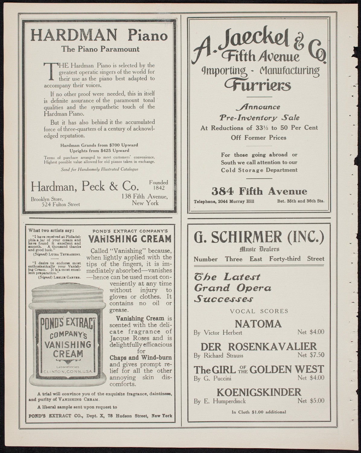 Farnsworth's Travel Talks, March 13, 1911, program page 8