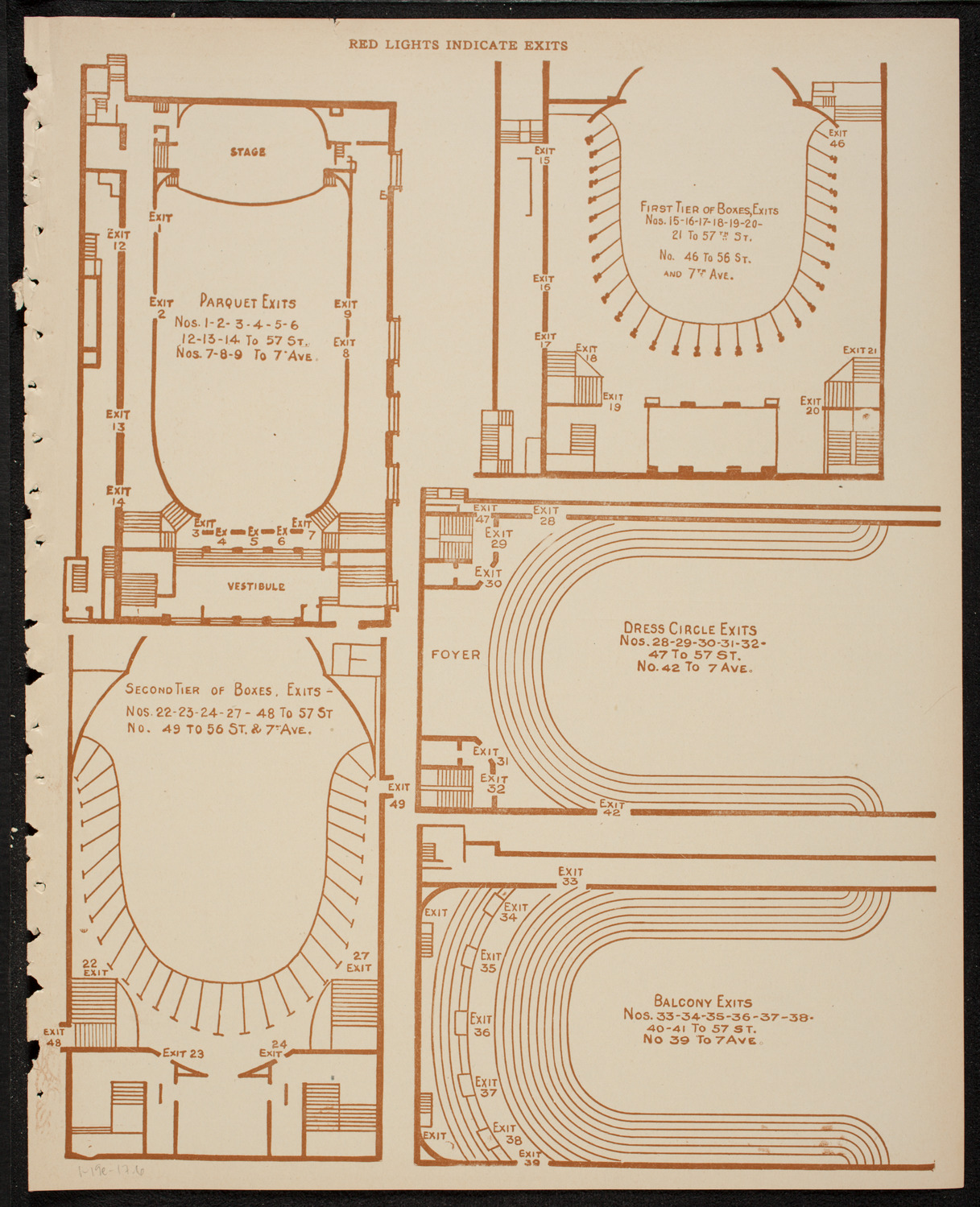 Lecture by Count Ilya Tolstoy, January 19, 1917, program page 11