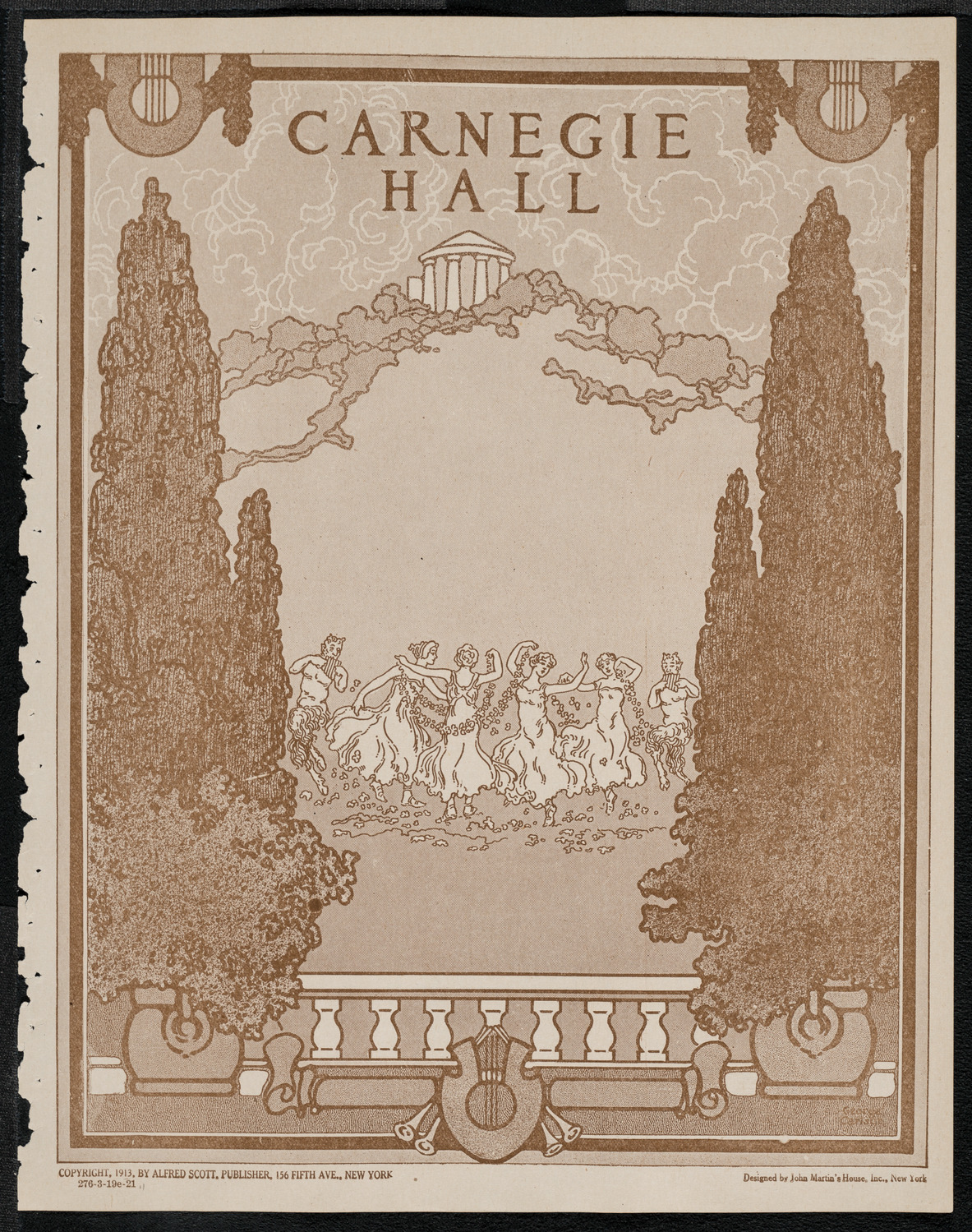 Jean Barondess, Soprano, March 19, 1921, program page 1