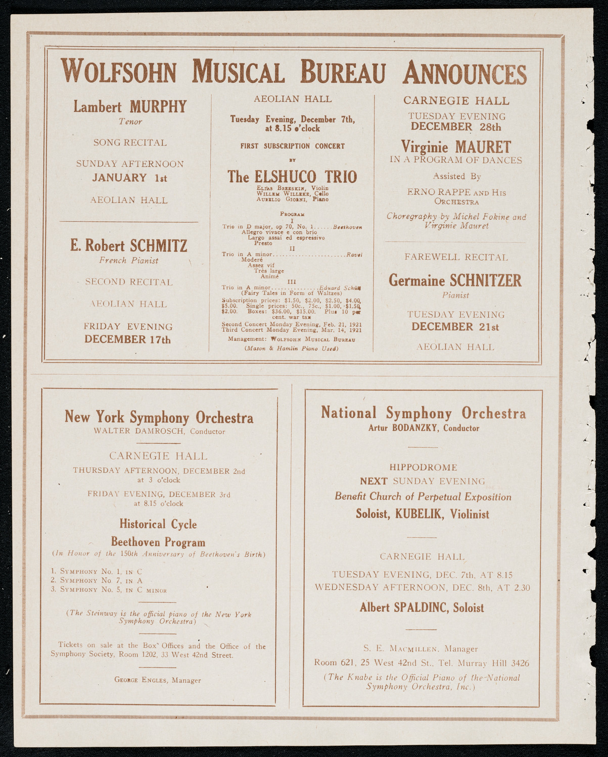 Newman Traveltalks: Damascus and Syria, November 28, 1920, program page 8