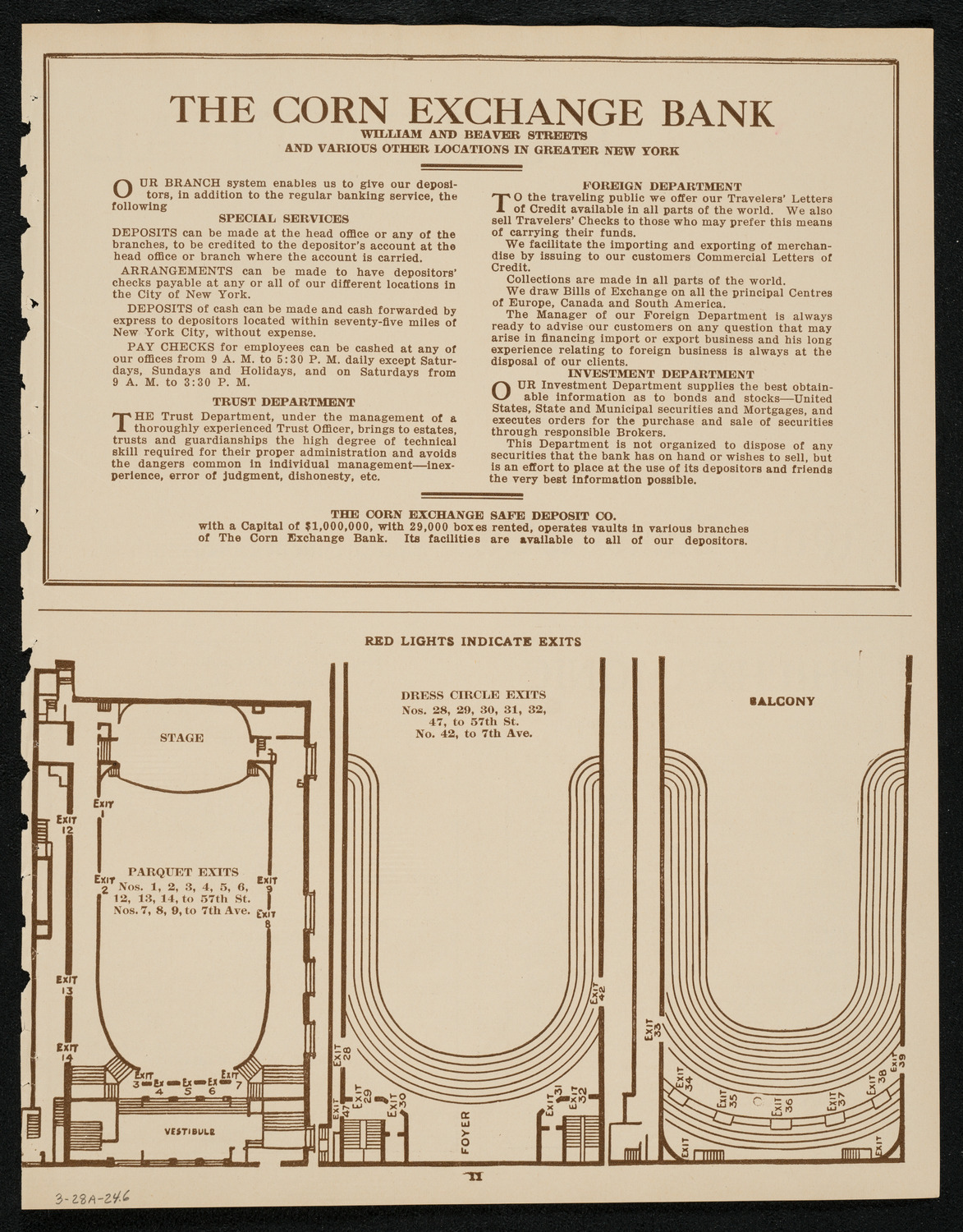 New York Philharmonic, March 28, 1924, program page 11