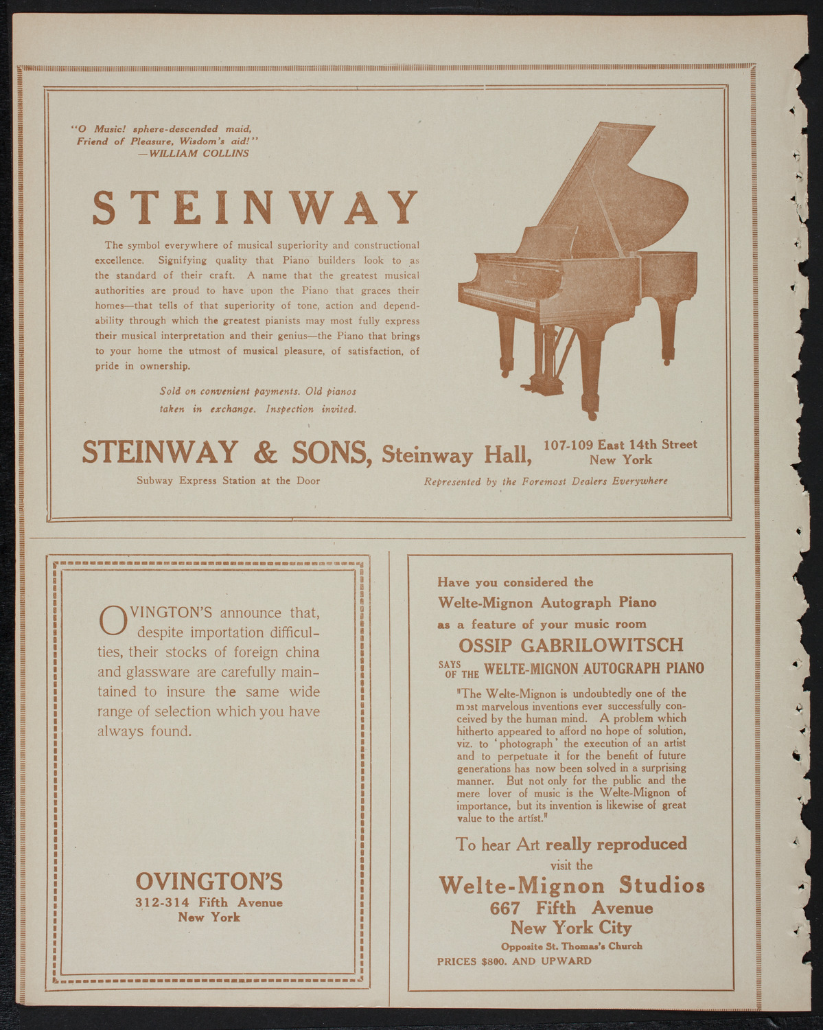 Russian Symphony Society of New York, January 19, 1918, program page 4