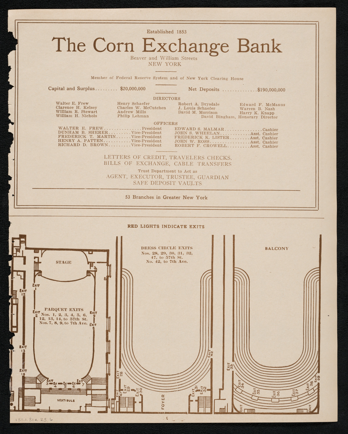 Society of the Friends of Music, January 31, 1923, program page 11