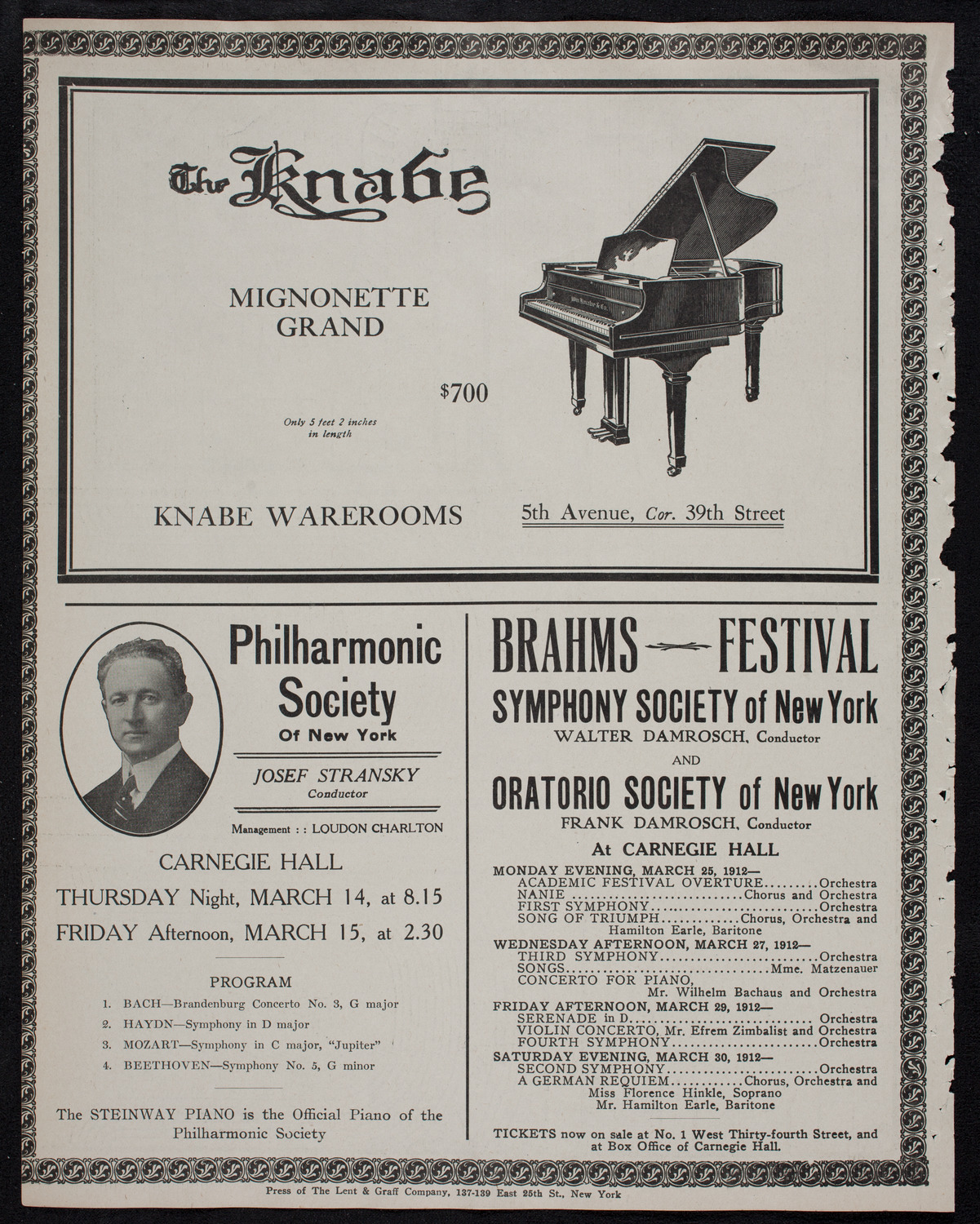 Lecture by Frances Evelyn Maynard Greville, Countess of Warwick, March 12, 1912, program page 12