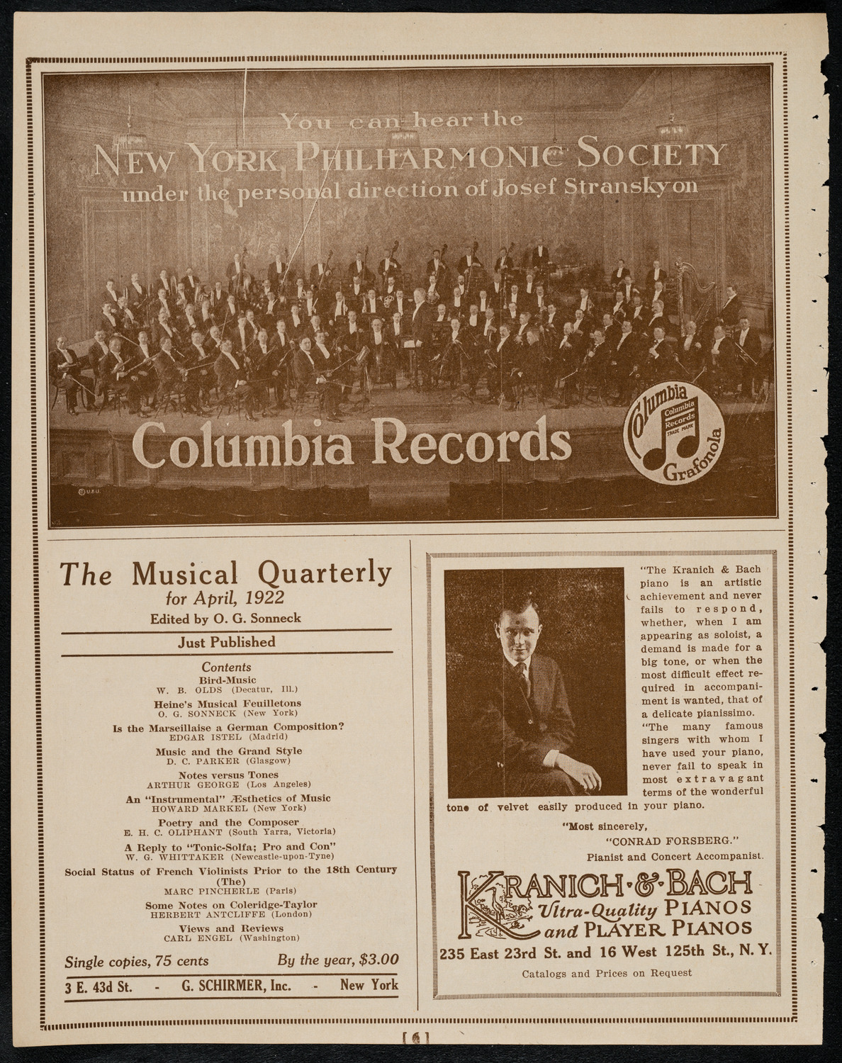 Salvation Army Gathering, April 30, 1922, program page 6