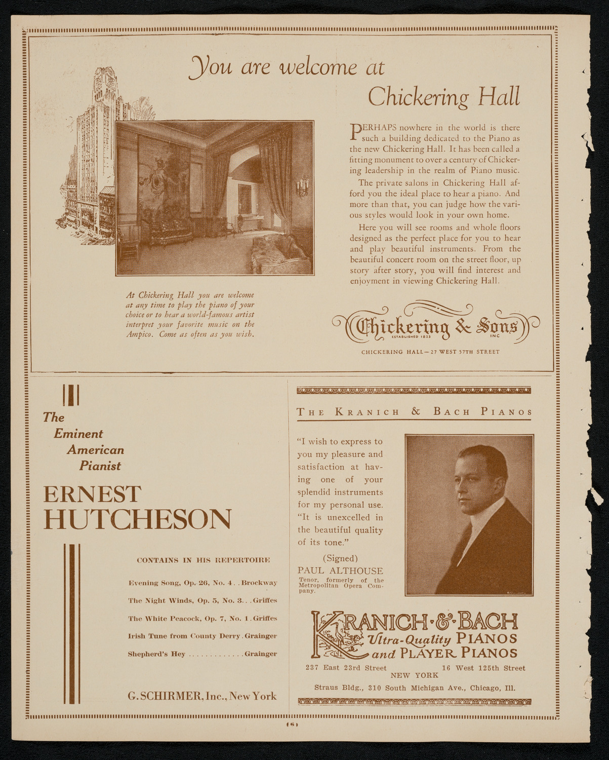 New York Philharmonic, November 25, 1925, program page 6