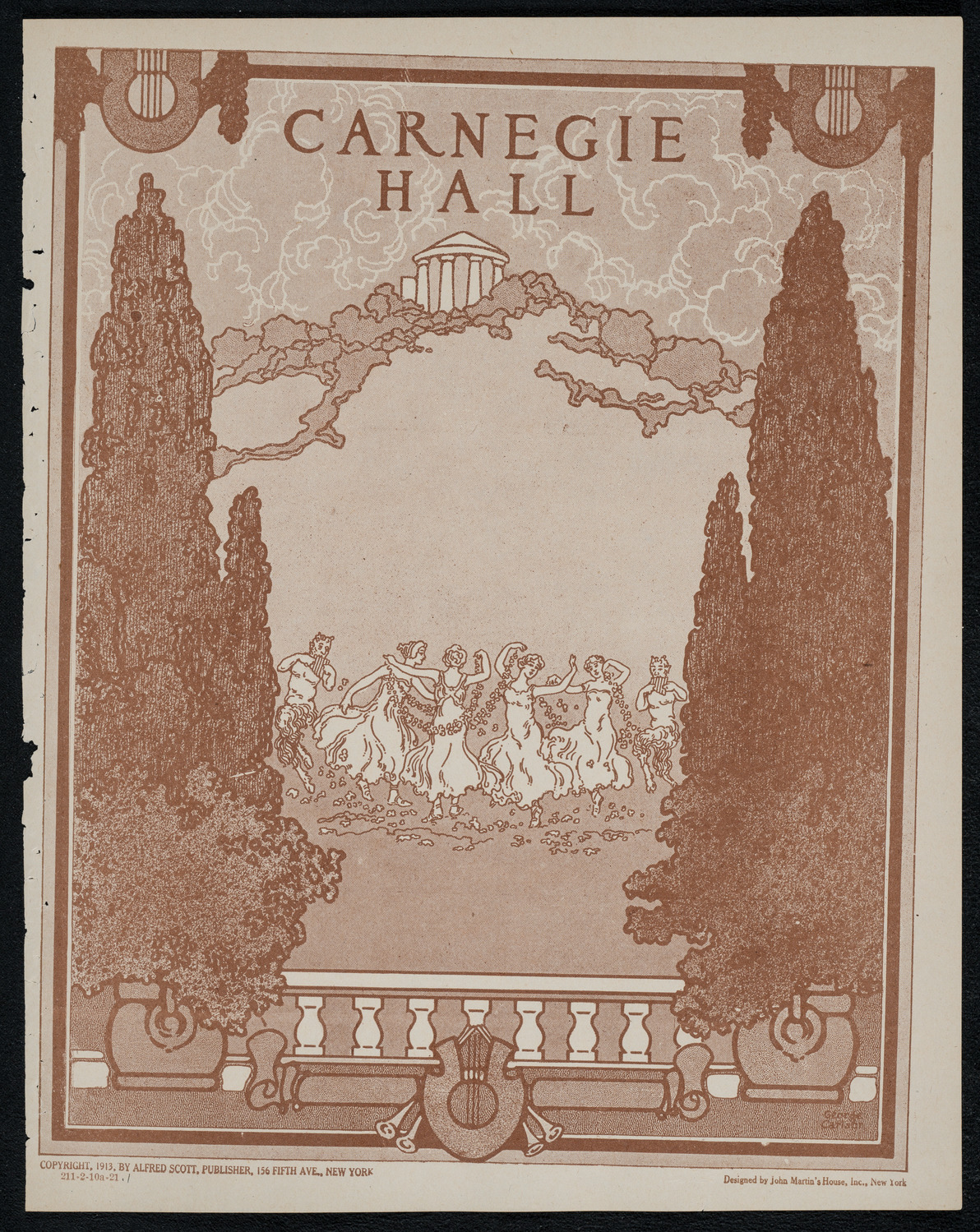 New York Symphony Orchestra, February 10, 1921, program page 1