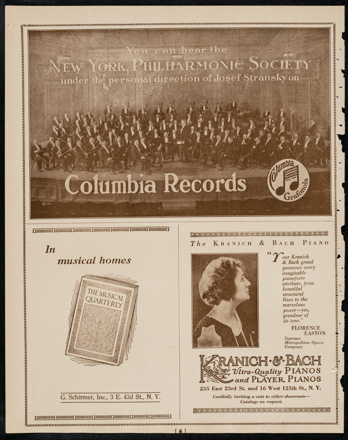 Erna Rubinstein, Violin, March 25, 1922, program page 6