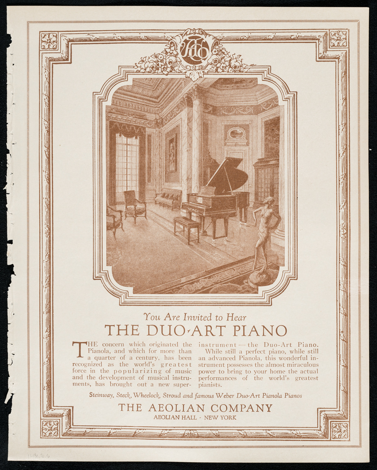 William Robyn, Tenor, November 13, 1920, program page 11
