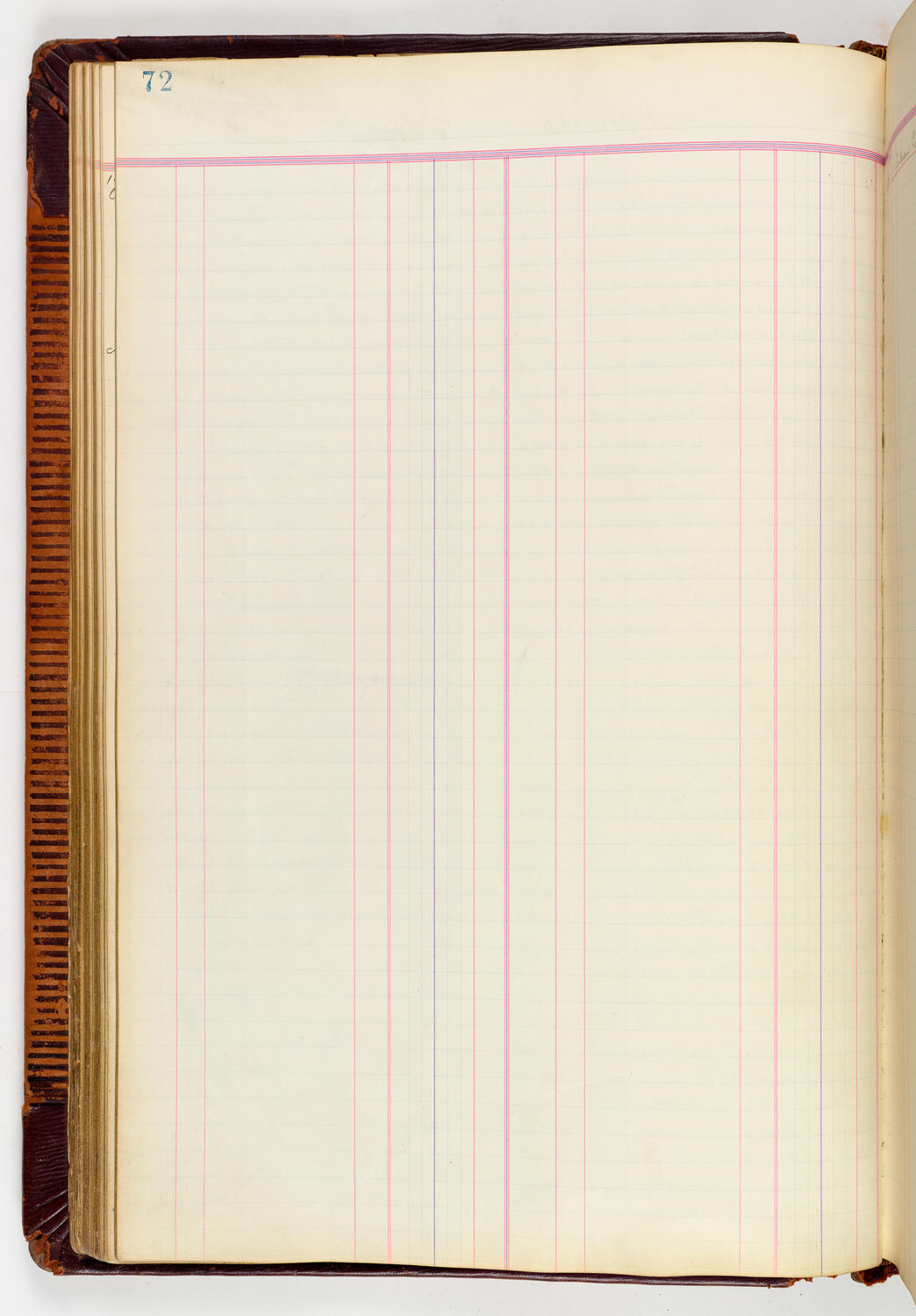Music Hall Accounting Ledger, volume 3, page 72