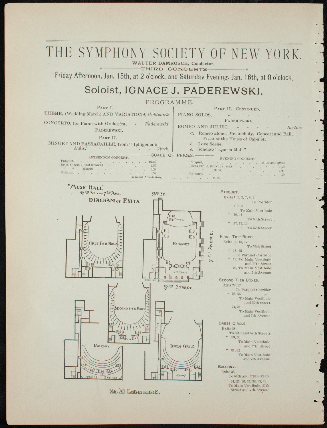 Oratorio Society of New York, December 31, 1891, program page 10