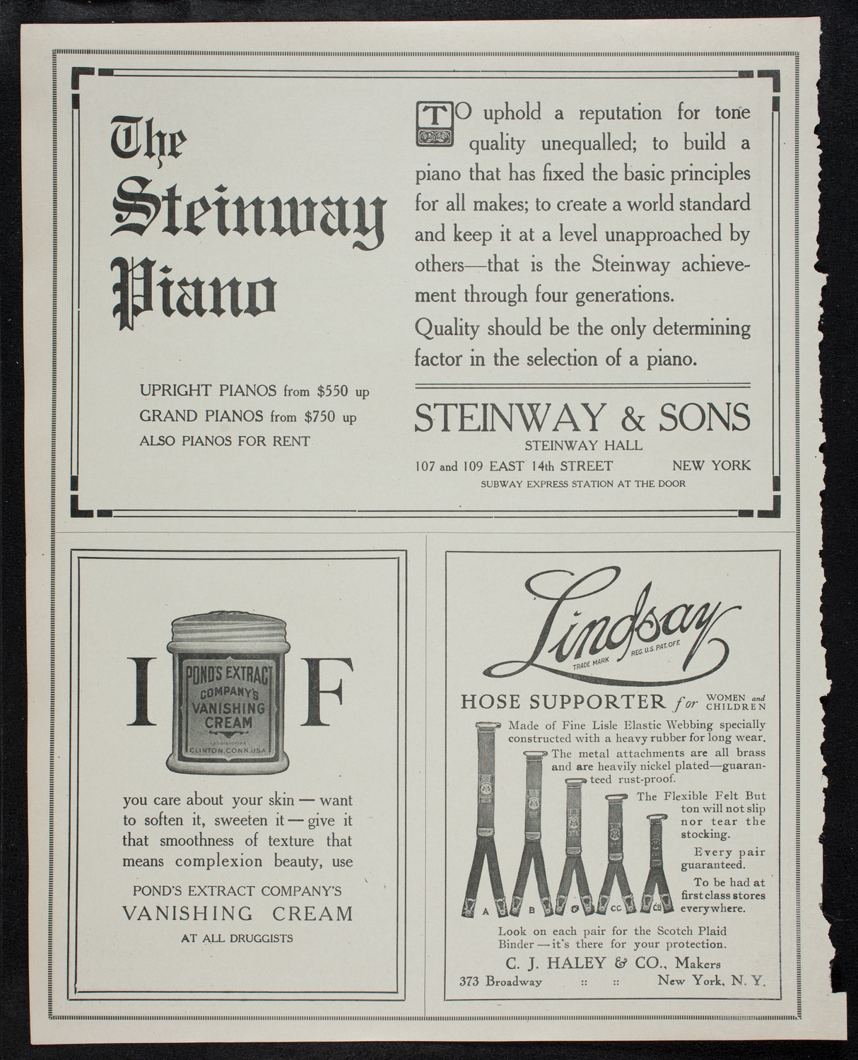 Volpe Symphony Society of New York, November 26, 1912, program page 4