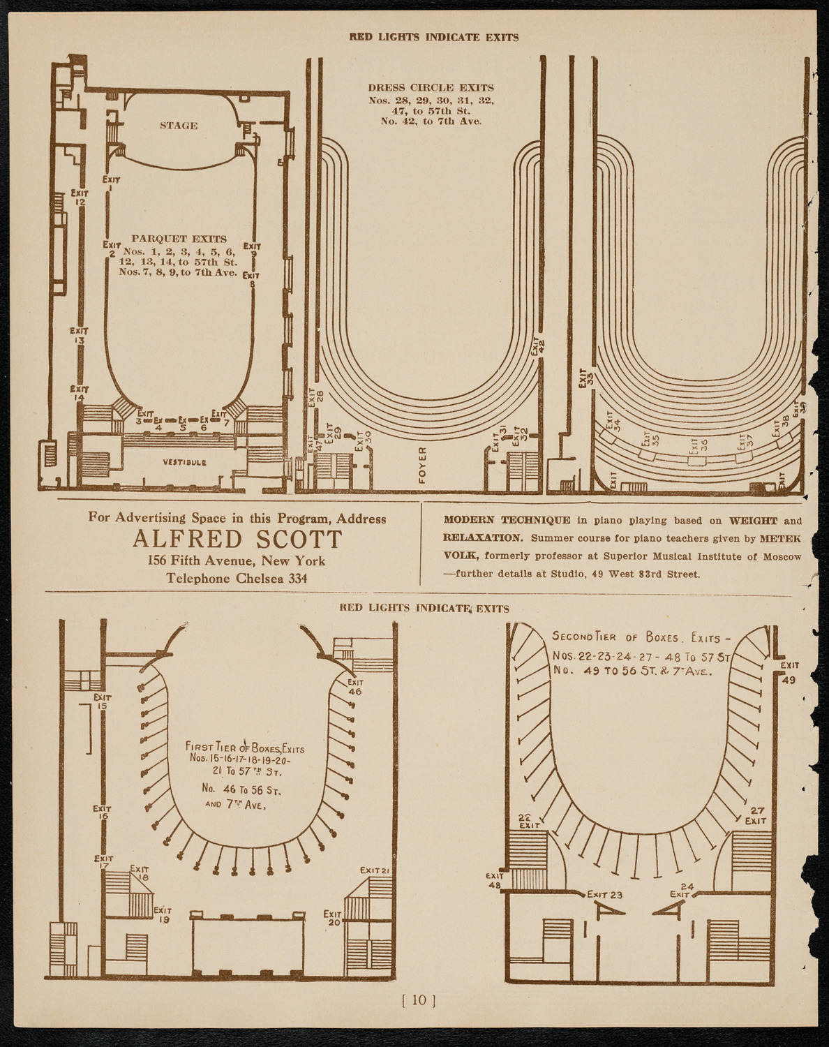 New York Philharmonic, March 24, 1922, program page 10
