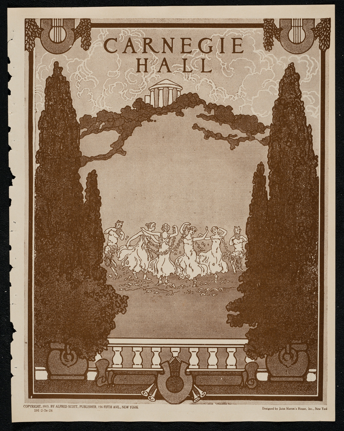 New York Philharmonic, February 7, 1924, program page 1