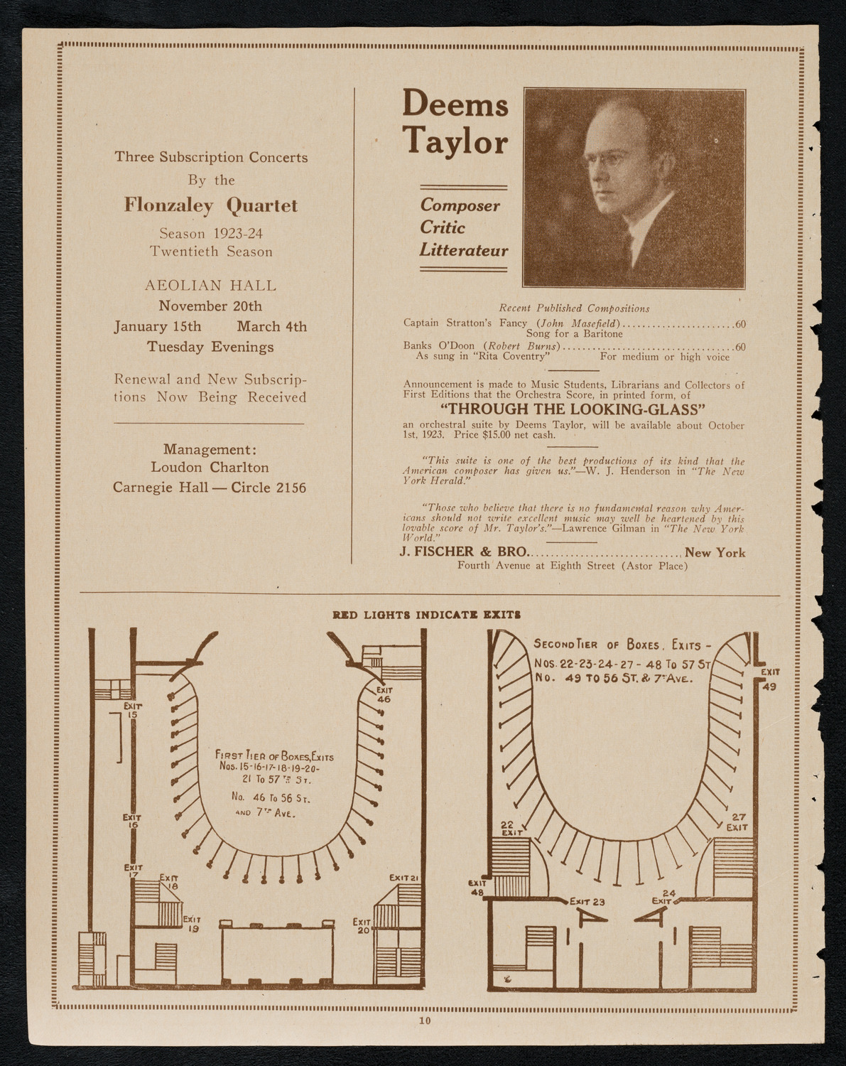 Kriens Symphony Club, May 19, 1923, program page 10