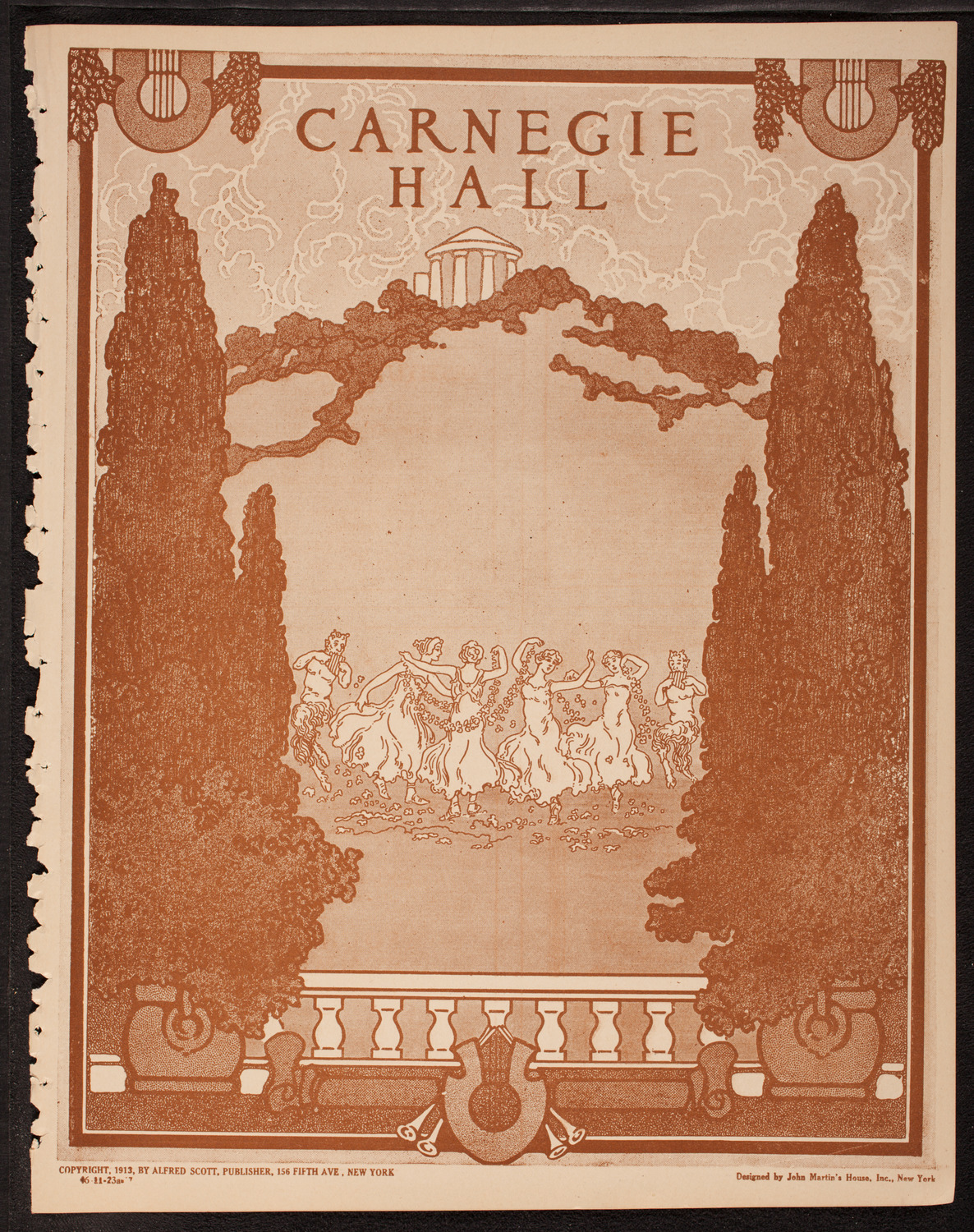 New York Philharmonic, November 23, 1917, program page 1