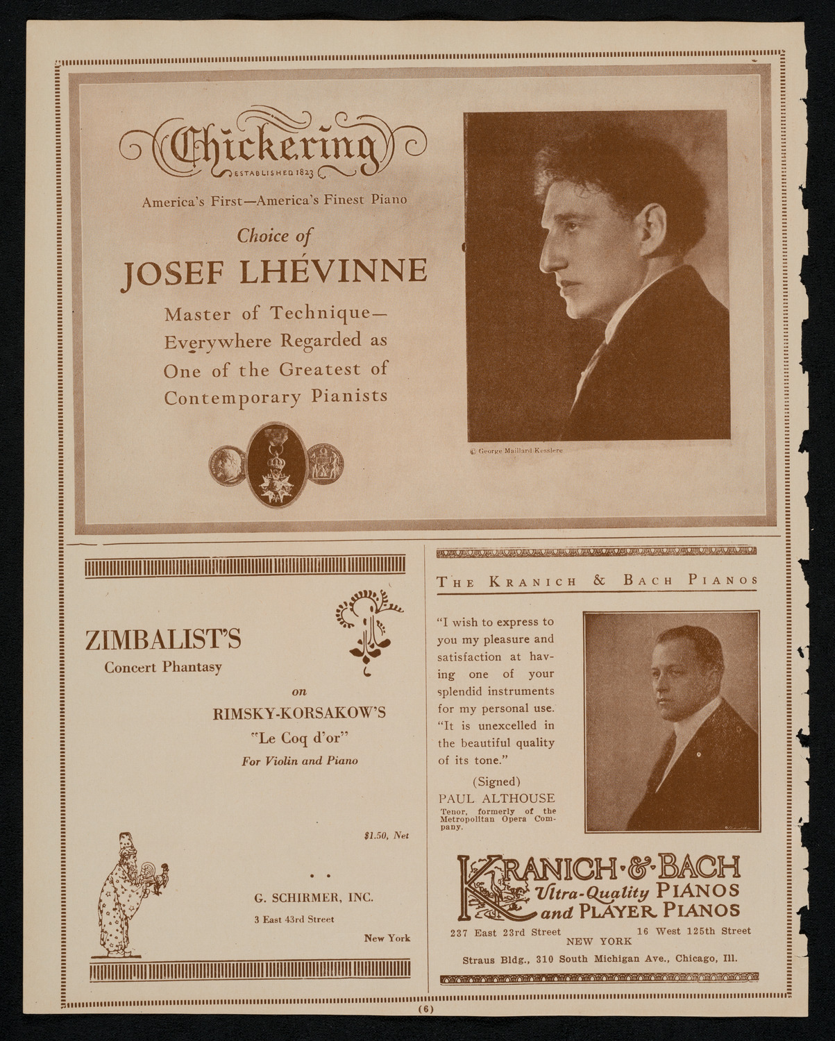 Symphony Concert for Young People, December 26, 1925, program page 6