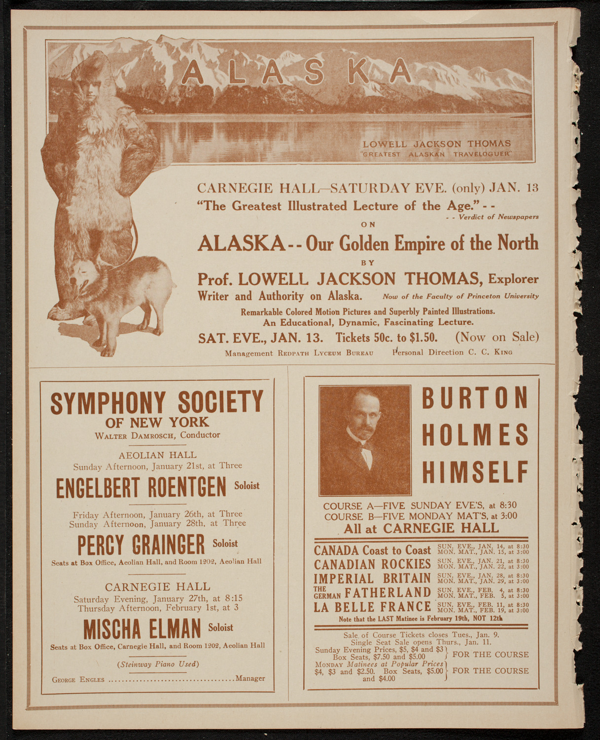 Maud Powell, Violin, January 8, 1917, program page 8