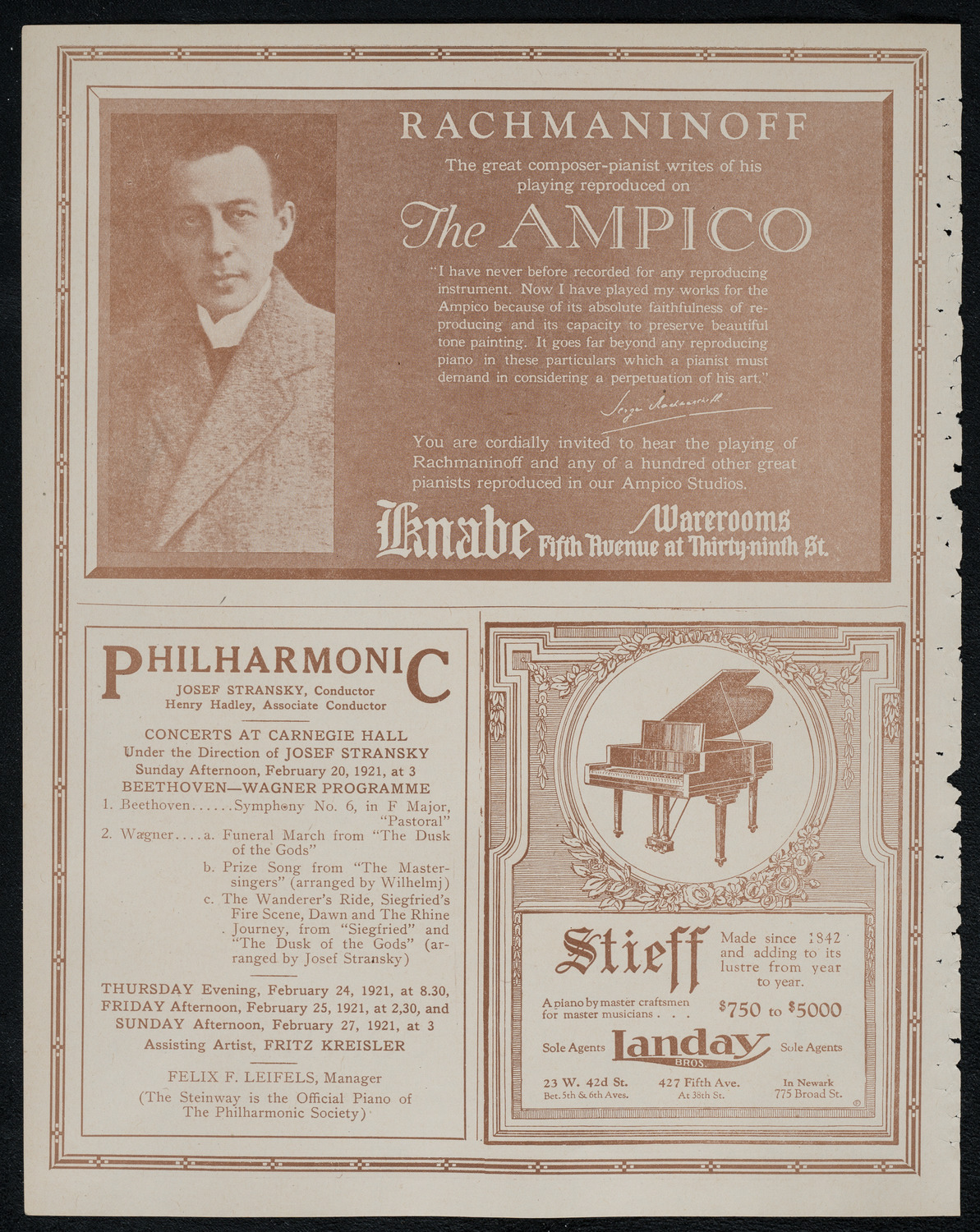 Burton Holmes Travelogue: Visions of Venice, February 13, 1921, program page 12