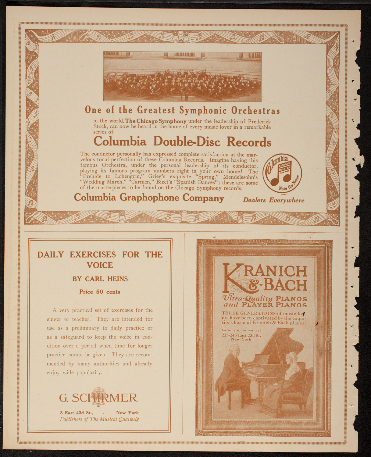 Home Symphony Concert: New York Philharmonic, February 6, 1917, program page 6