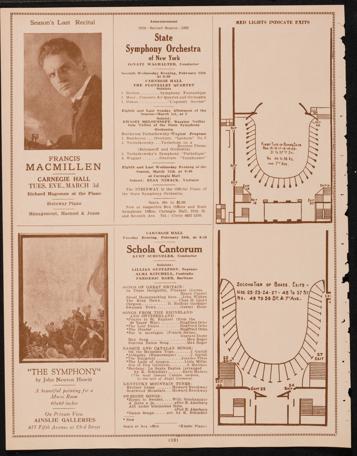 Patriotic Celebration to Commemorate the Birthday of George Washington, February 23, 1925, program page 10