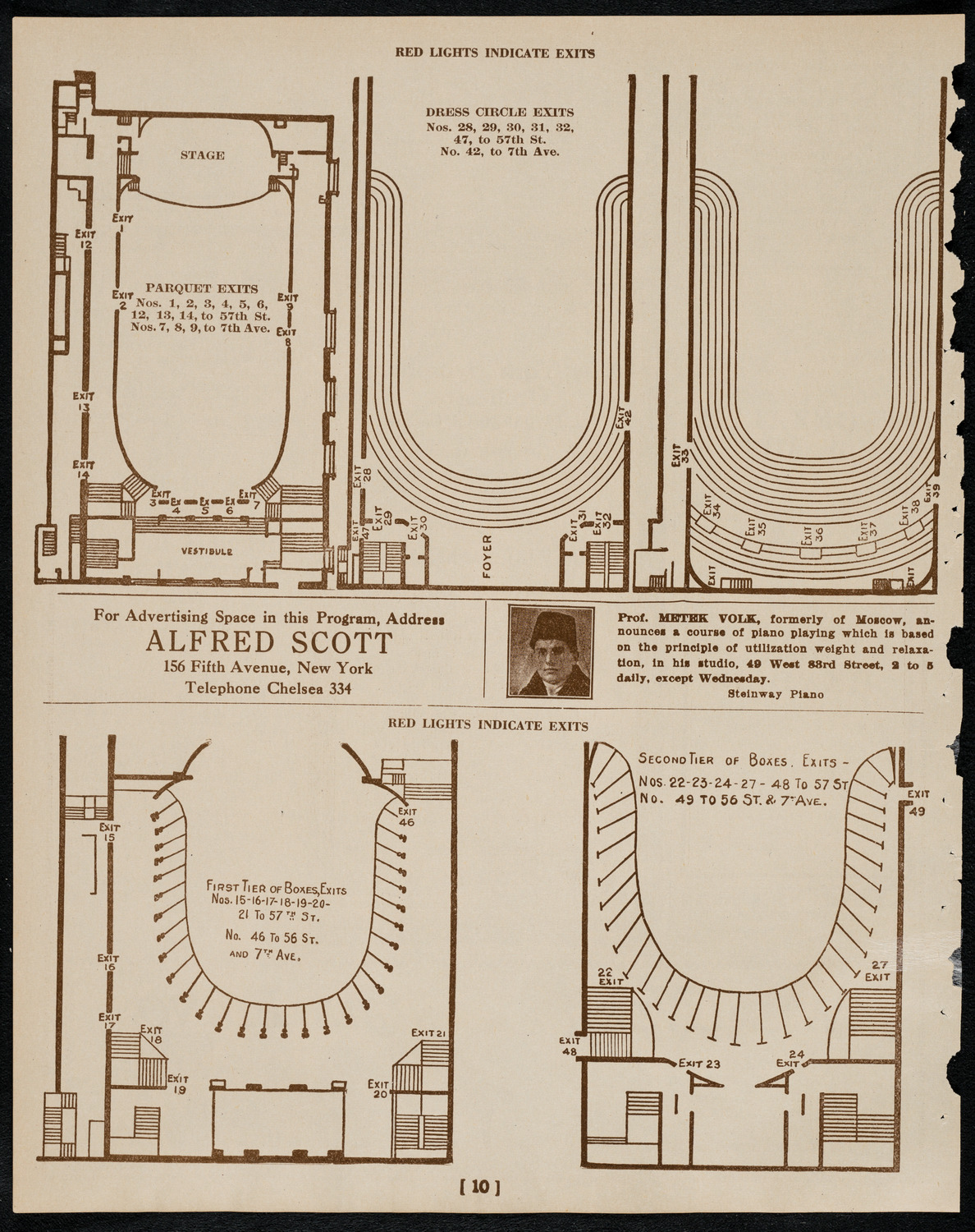 Fritz Kreisler, Violin, February 25, 1922, program page 10