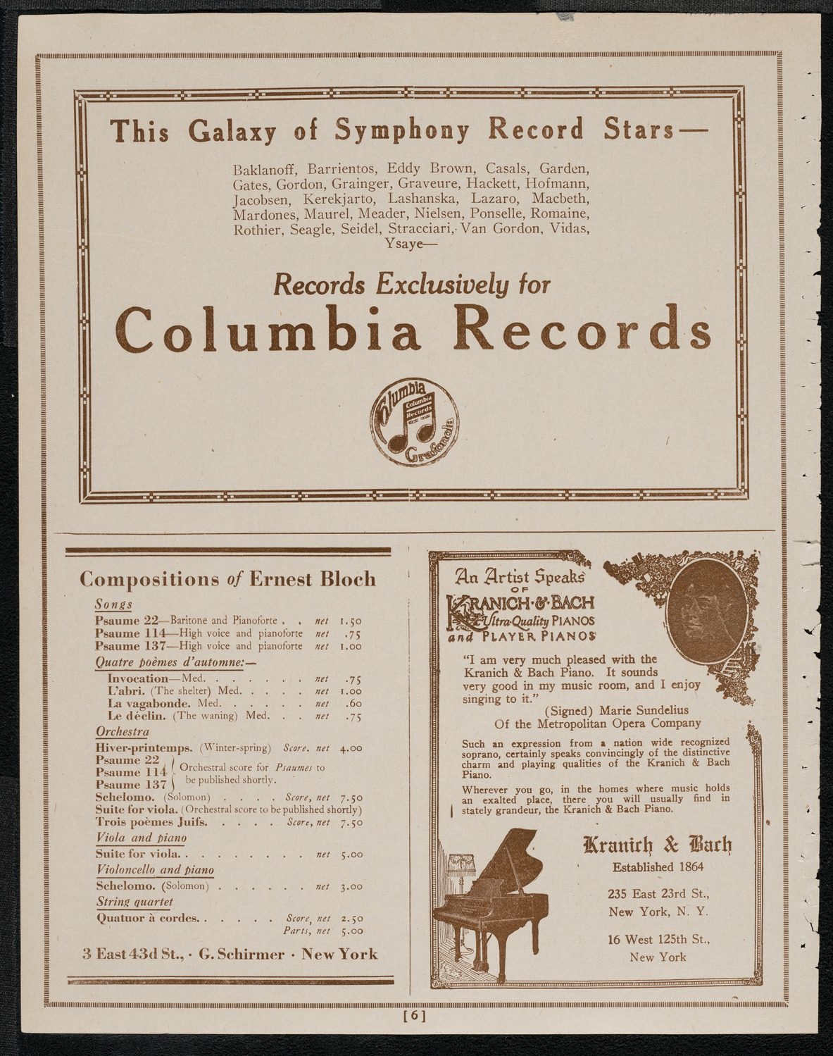 Citizens' Meeting to Obtain Justice for the Wounded, April 4, 1921, program page 6