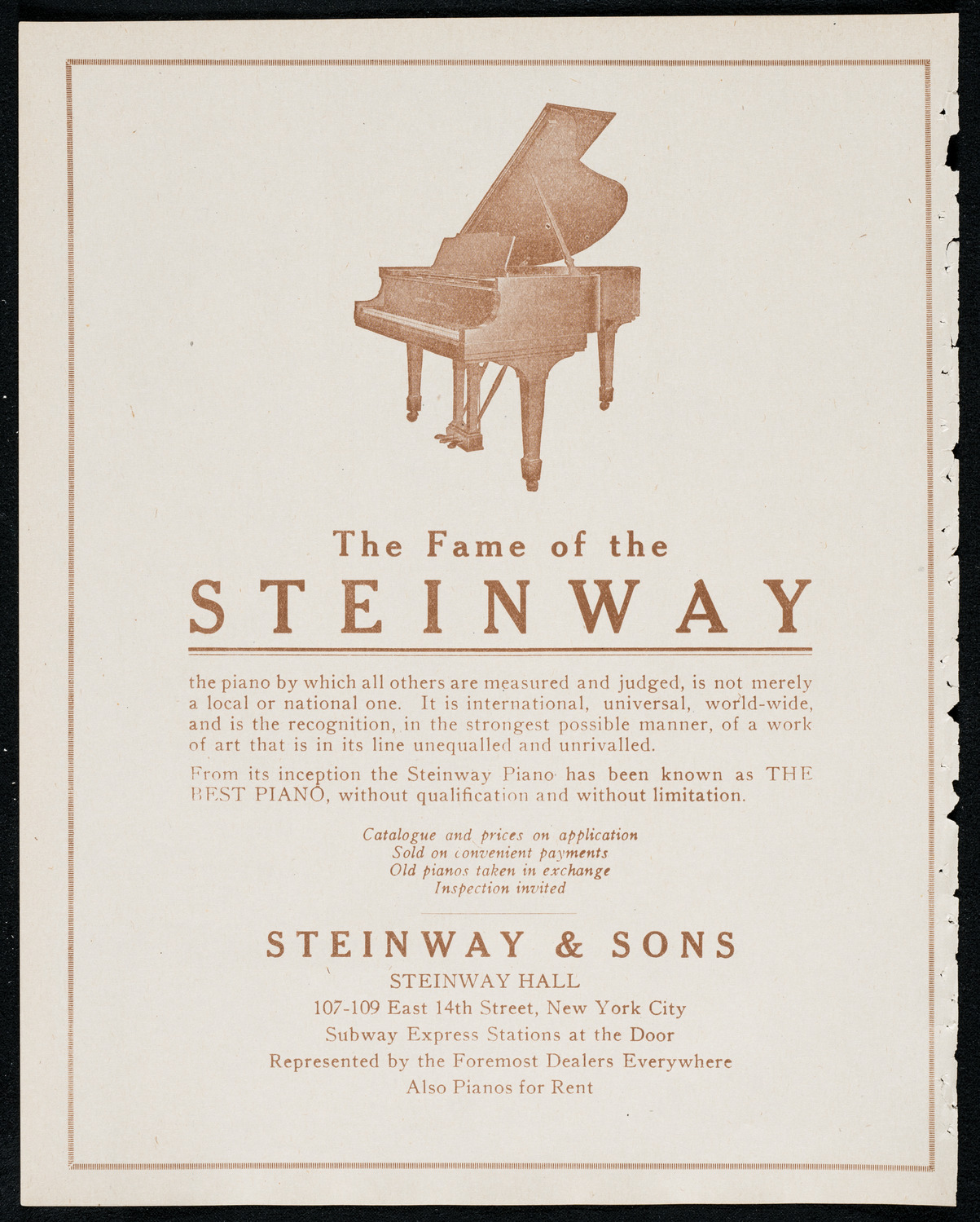 Festival of Jewish Music featuring Joseph Rosenblatt and Zimro, December 1, 1920, program page 4