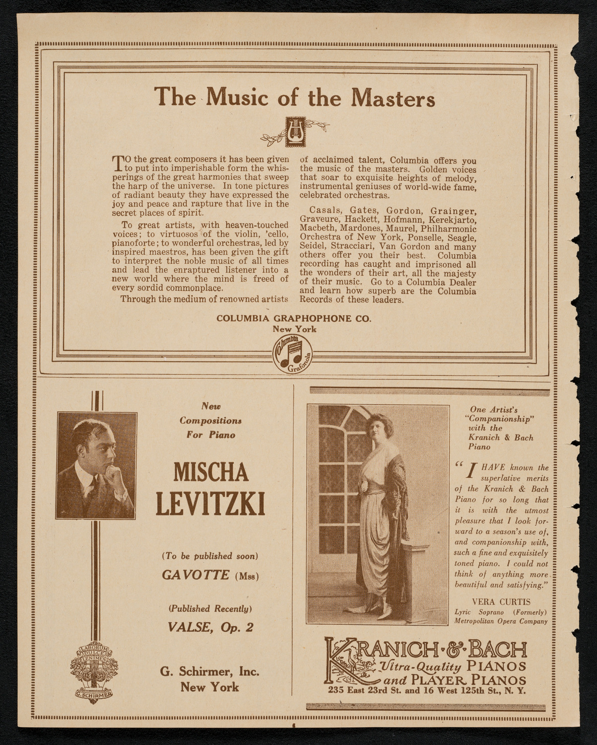 New York Symphony Orchestra, February 9, 1923, program page 6