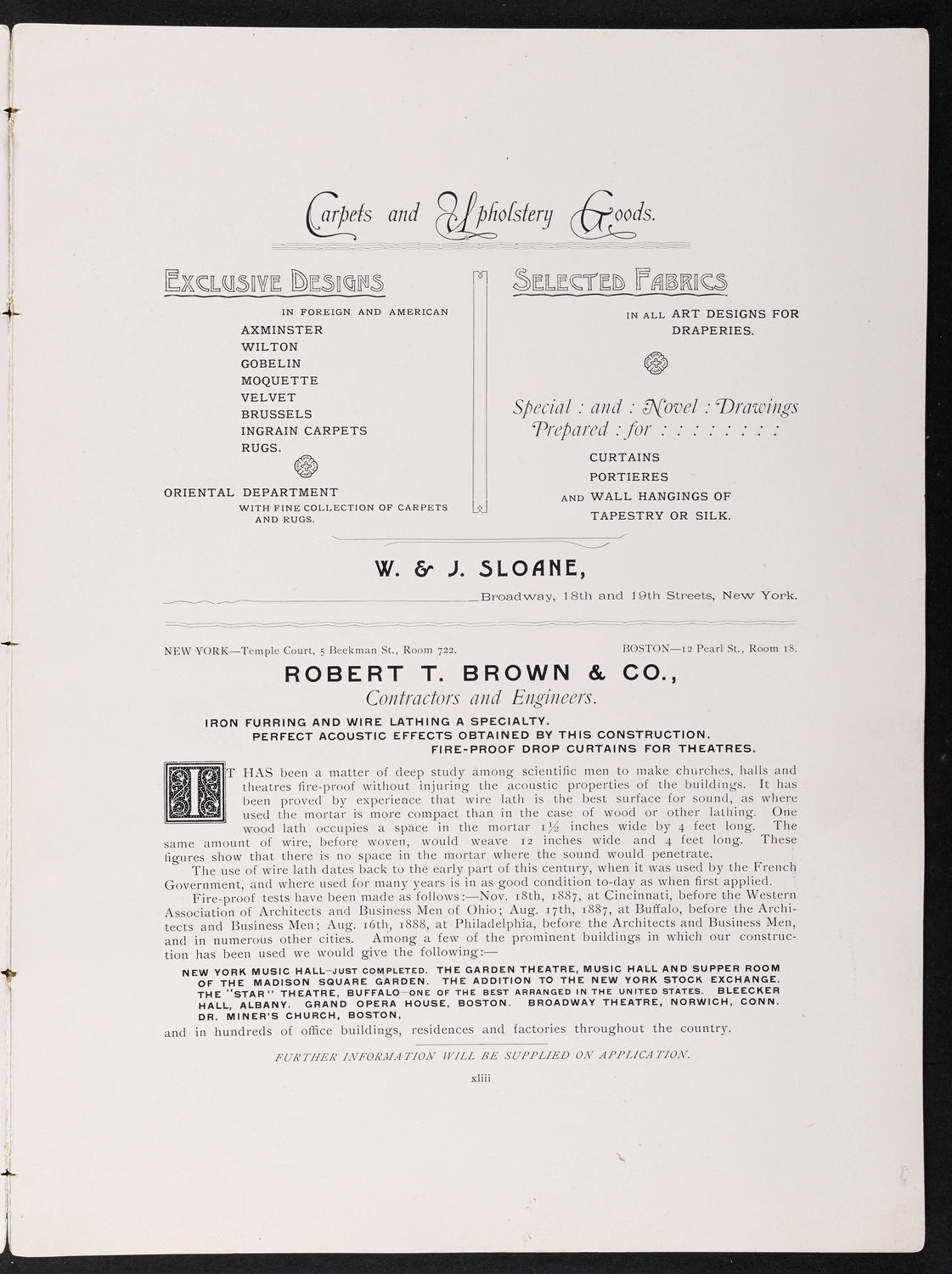 Opening Week Music Festival: Opening Night of Carnegie Hall, May 5, 1891, souvenir program page 54