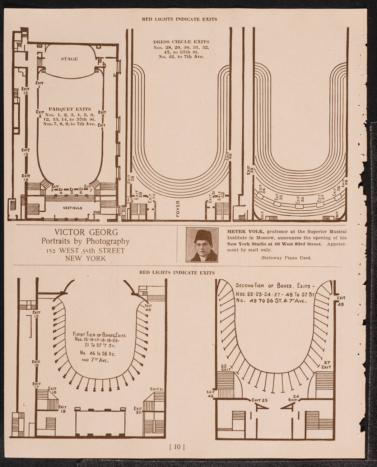 Giuseppe Danise, Baritone, November 9, 1921, program page 10