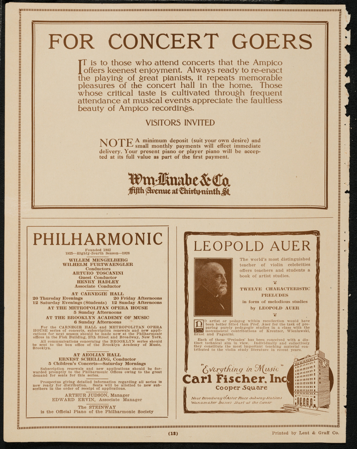 Graduation: New York Law School, June 18, 1925, program page 12