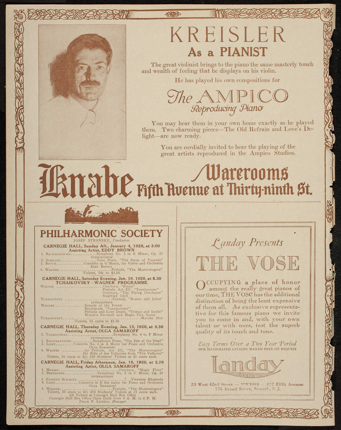 Symphony Concert for Young People, January 3, 1920, program page 12