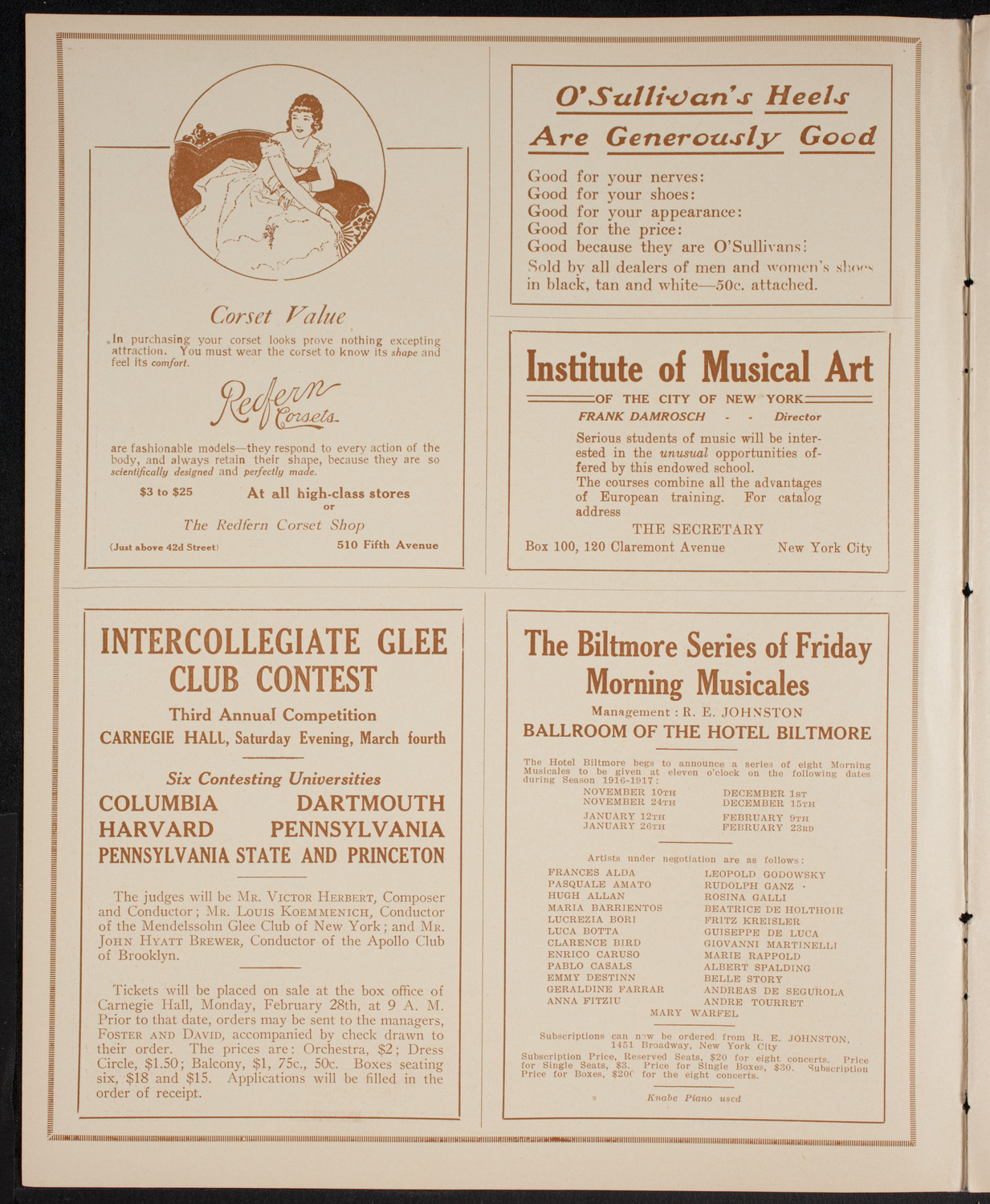 Symphony Concert for Young People, February 26, 1916, program page 2
