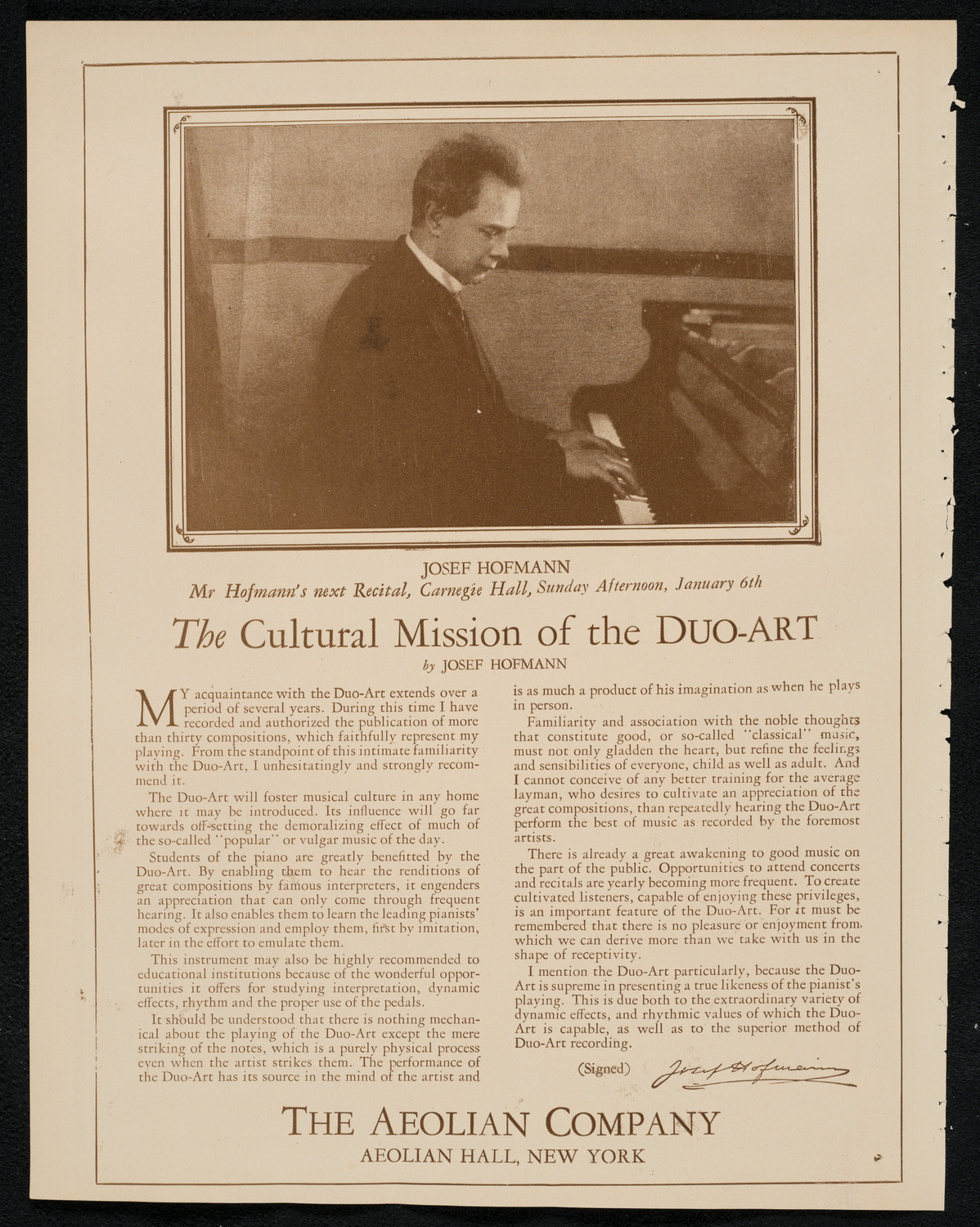 State Symphony Orchestra of New York, January 2, 1924, program page 2