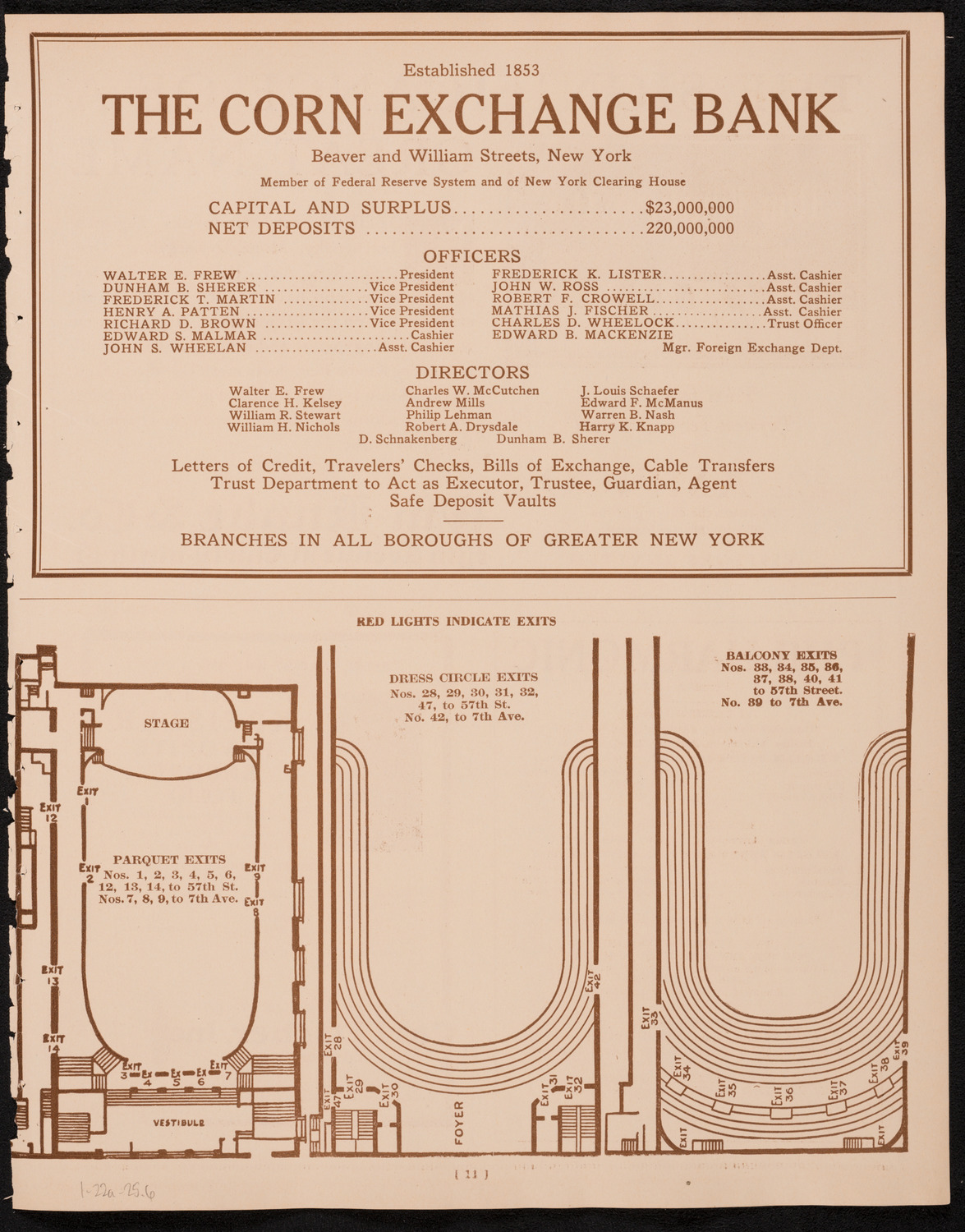 New York Symphony Orchestra, January 22, 1925, program page 11