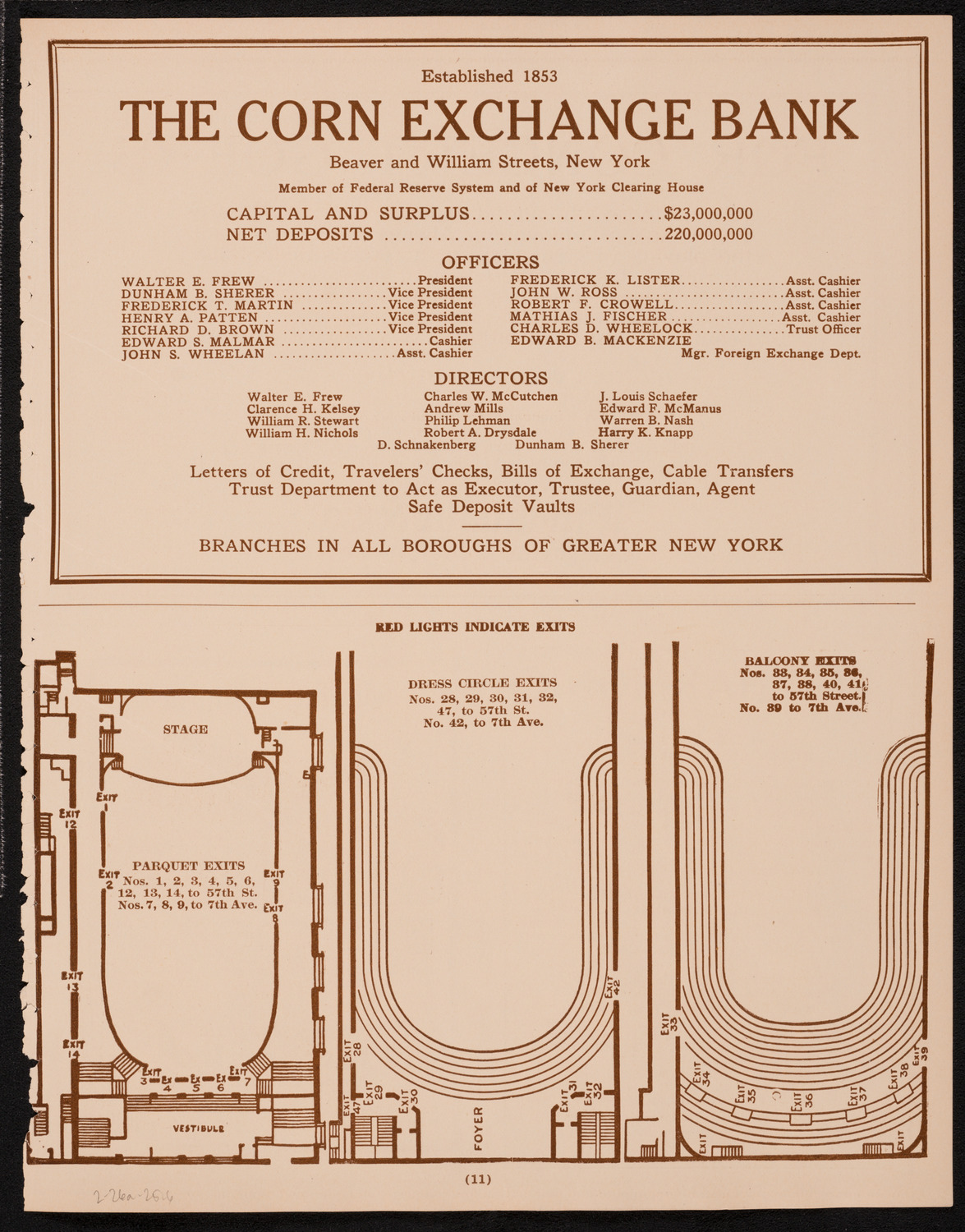 New York Symphony Orchestra, February 26, 1925, program page 11